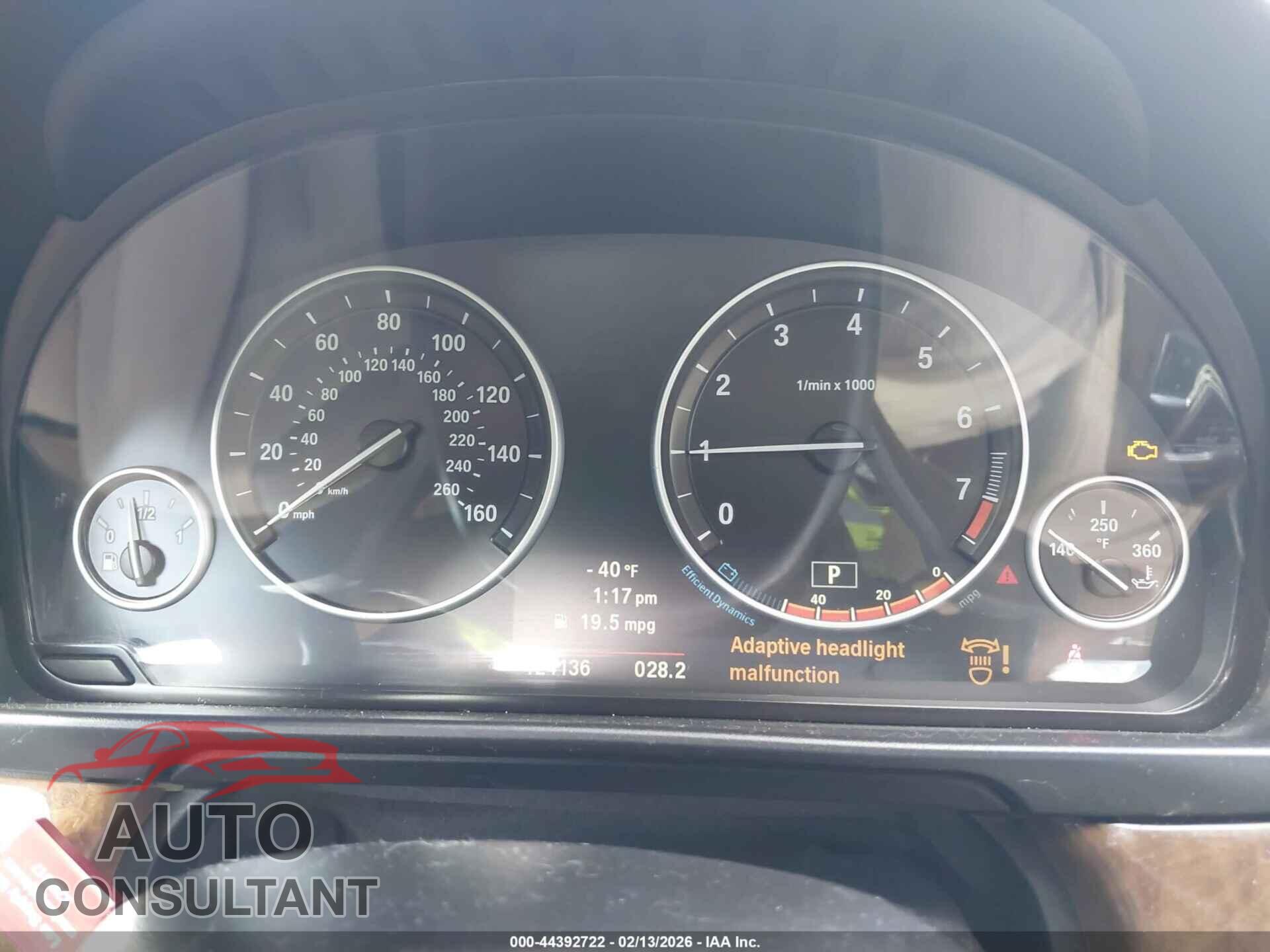 BMW 528I 2012 - WBAXG5C57CDX05385