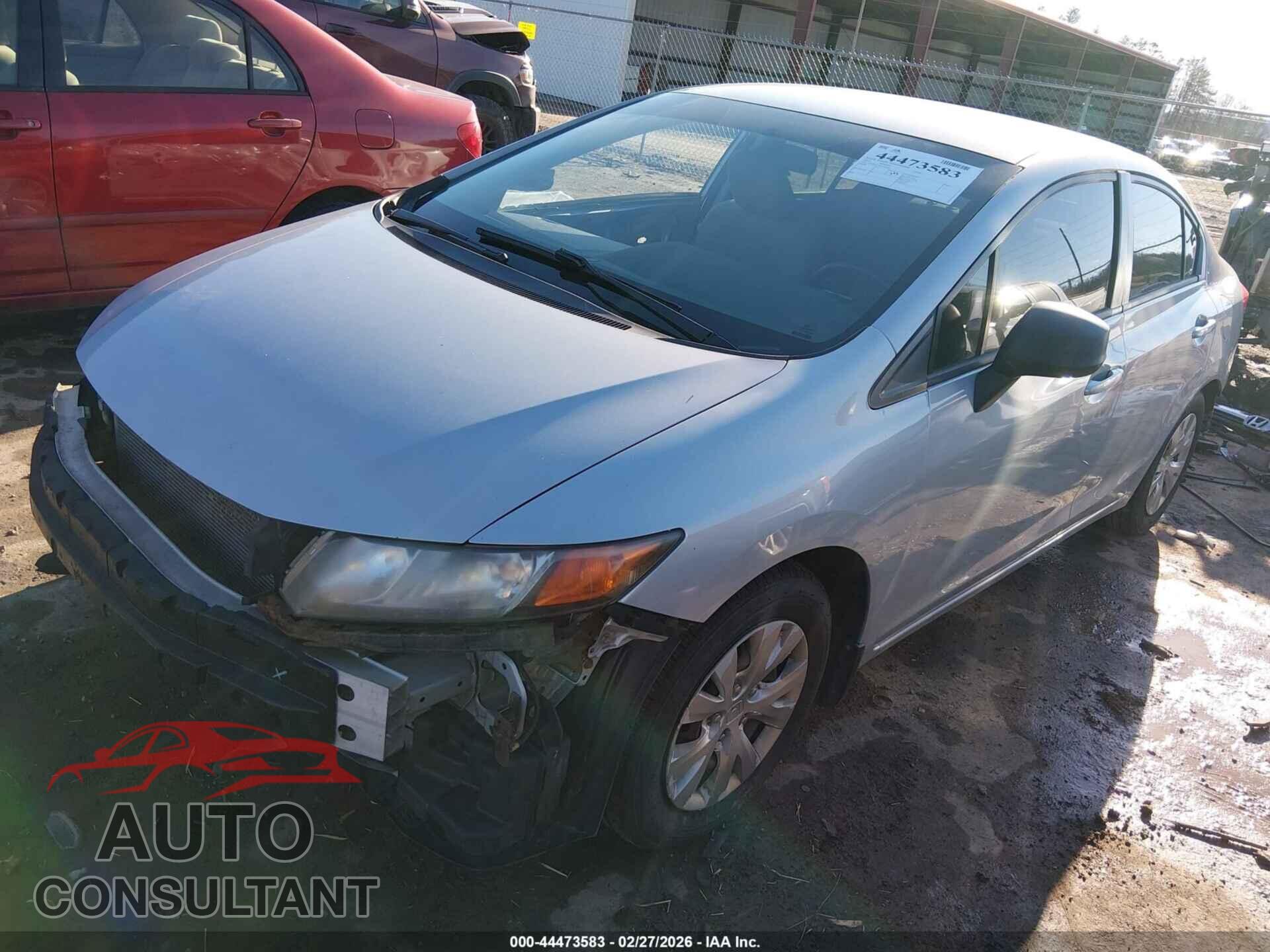 HONDA CIVIC 2012 - 2HGFB2F56CH536603