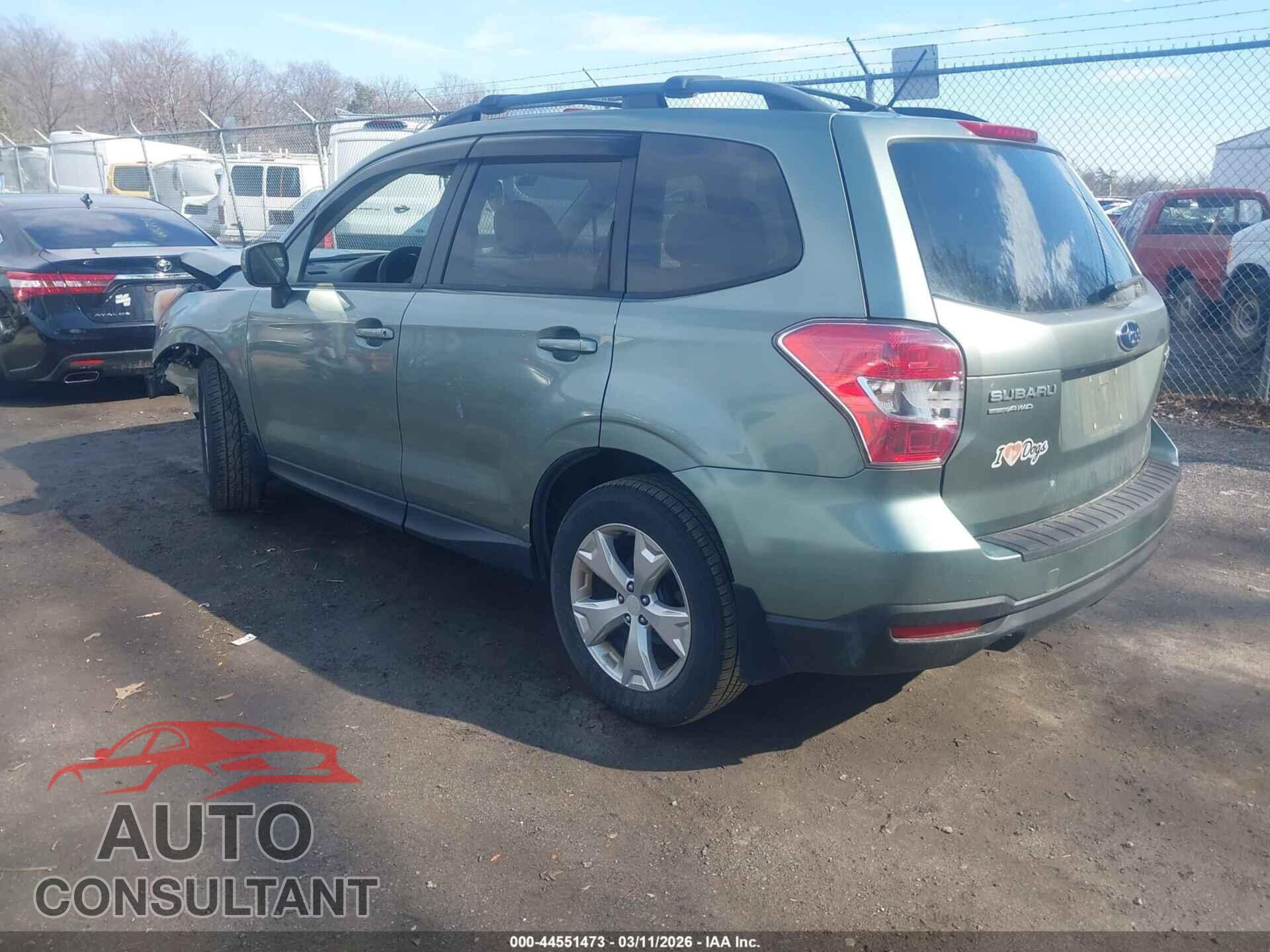 SUBARU FORESTER 2014 - JF2SJAEC7EH495547