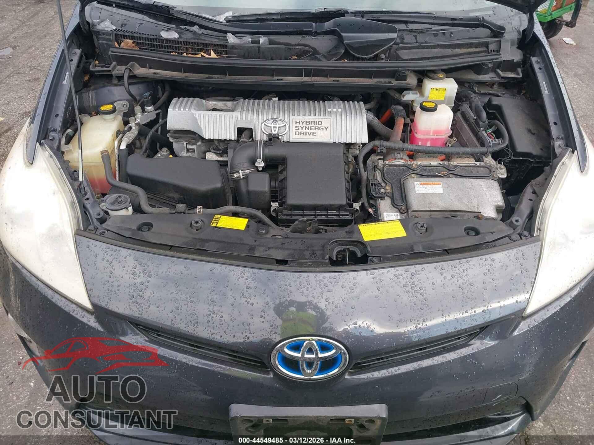 TOYOTA PRIUS 2012 - JTDKN3DU0C5458802