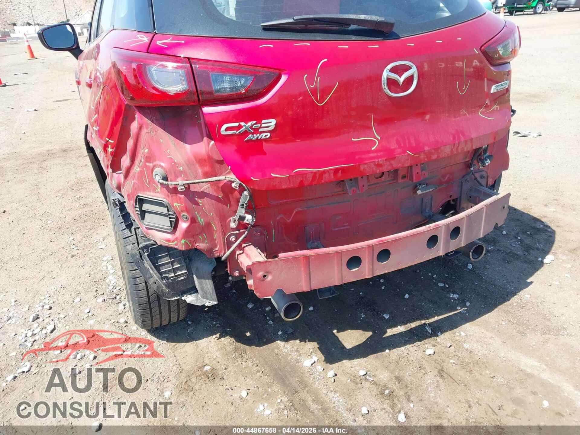 MAZDA CX-3 2018 - JM1DKFB72J0321533