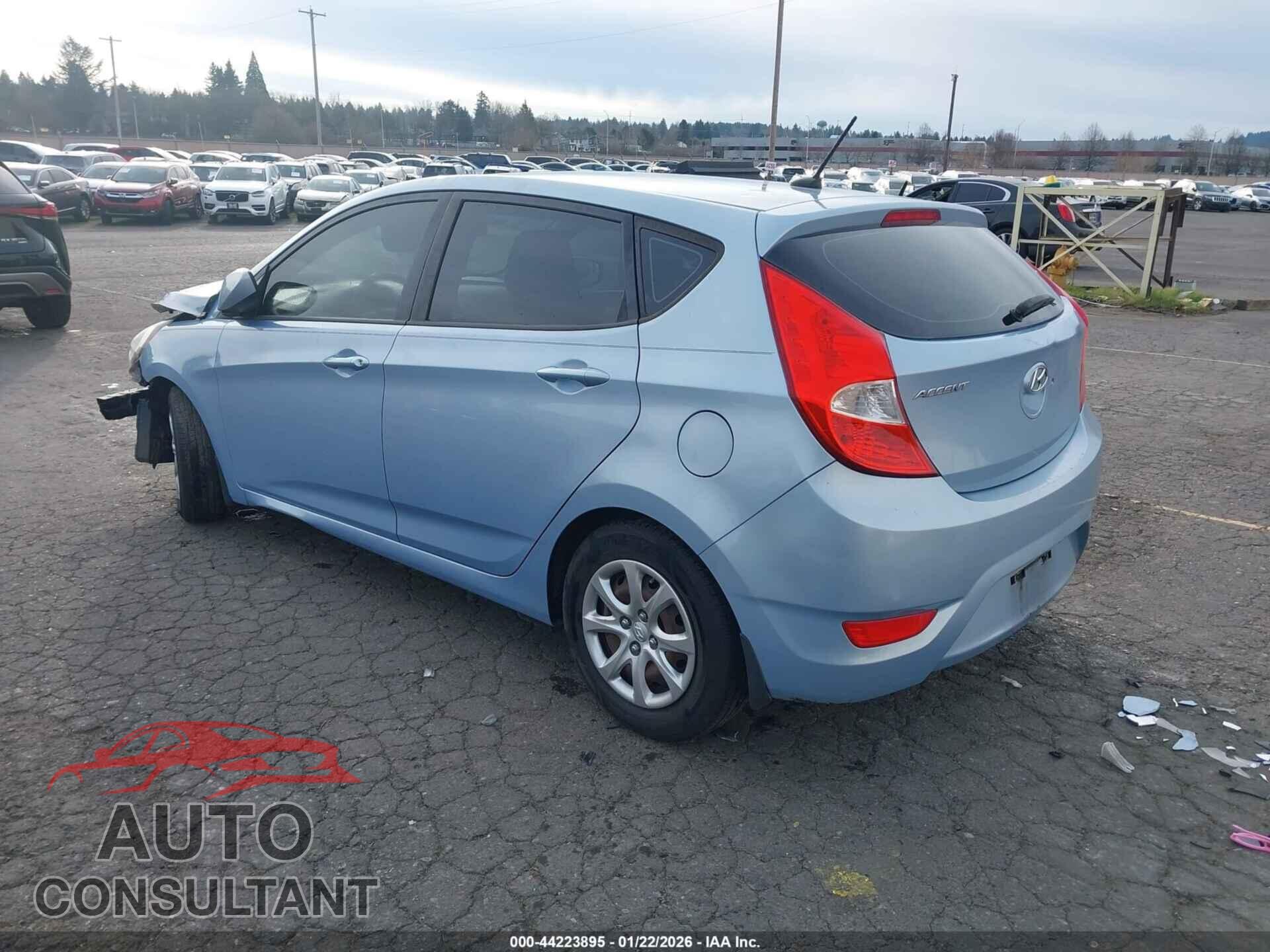 HYUNDAI ACCENT 2013 - KMHCT5AE0DU080048