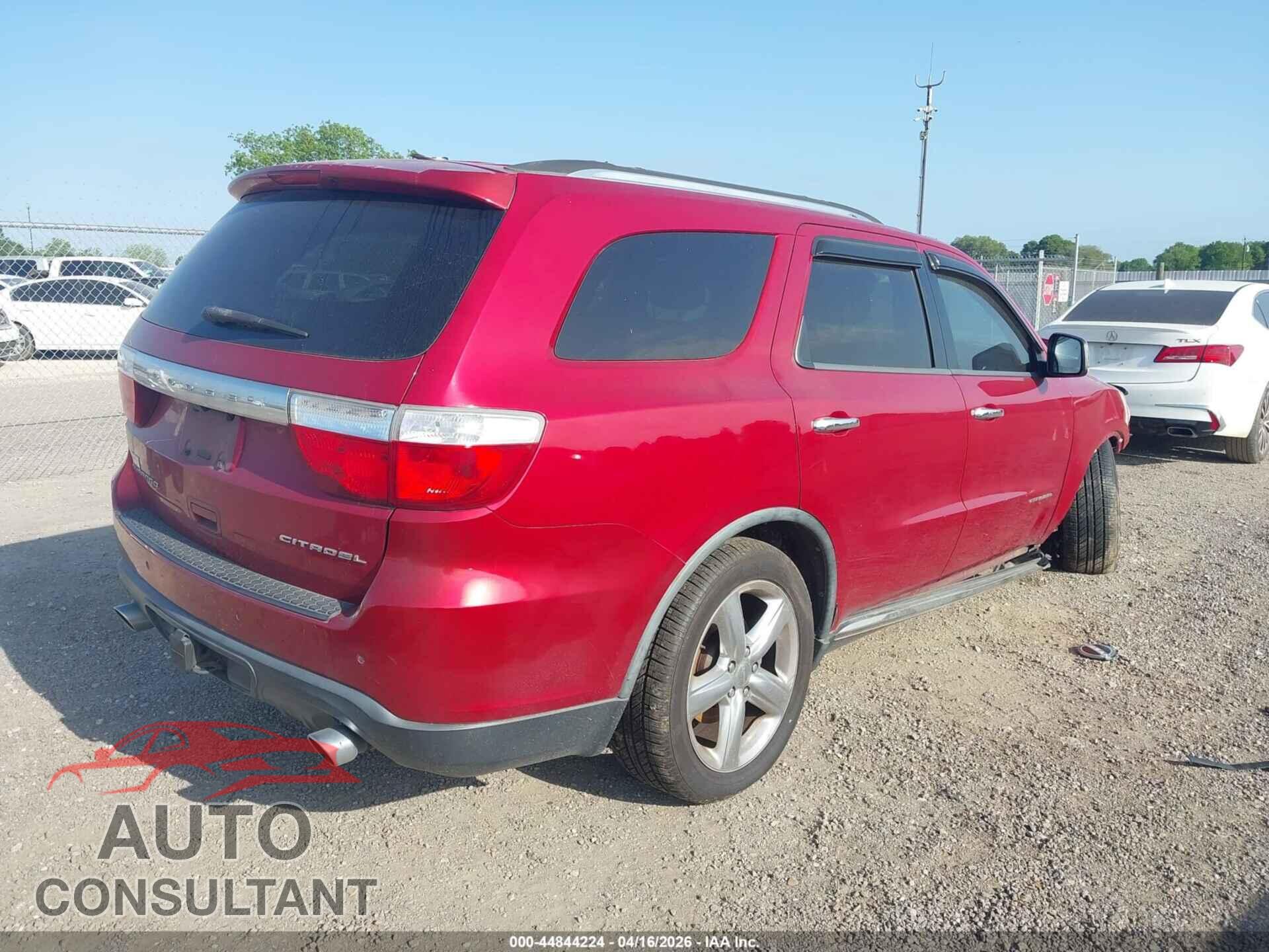 DODGE DURANGO 2011 - 1D4SD5GT9BC637838