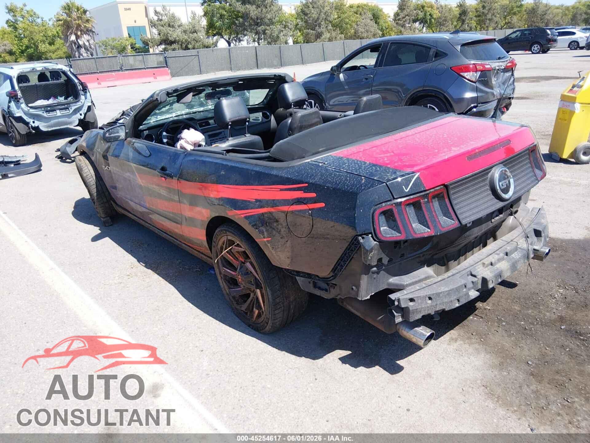 FORD MUSTANG 2013 - 1ZVBP8FF6D5209425