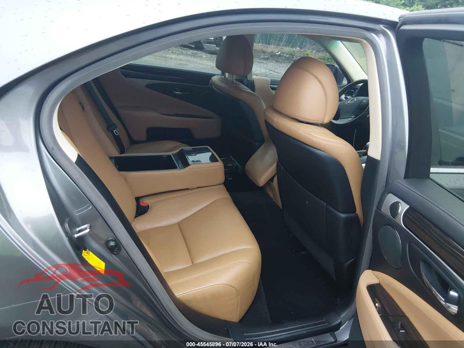 LEXUS LS 460 2013 - JTHCL5EF8D5017537