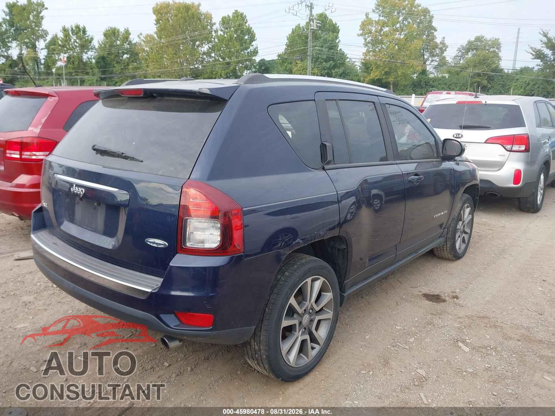 JEEP COMPASS 2017 - 1C4NJDEB3HD108766