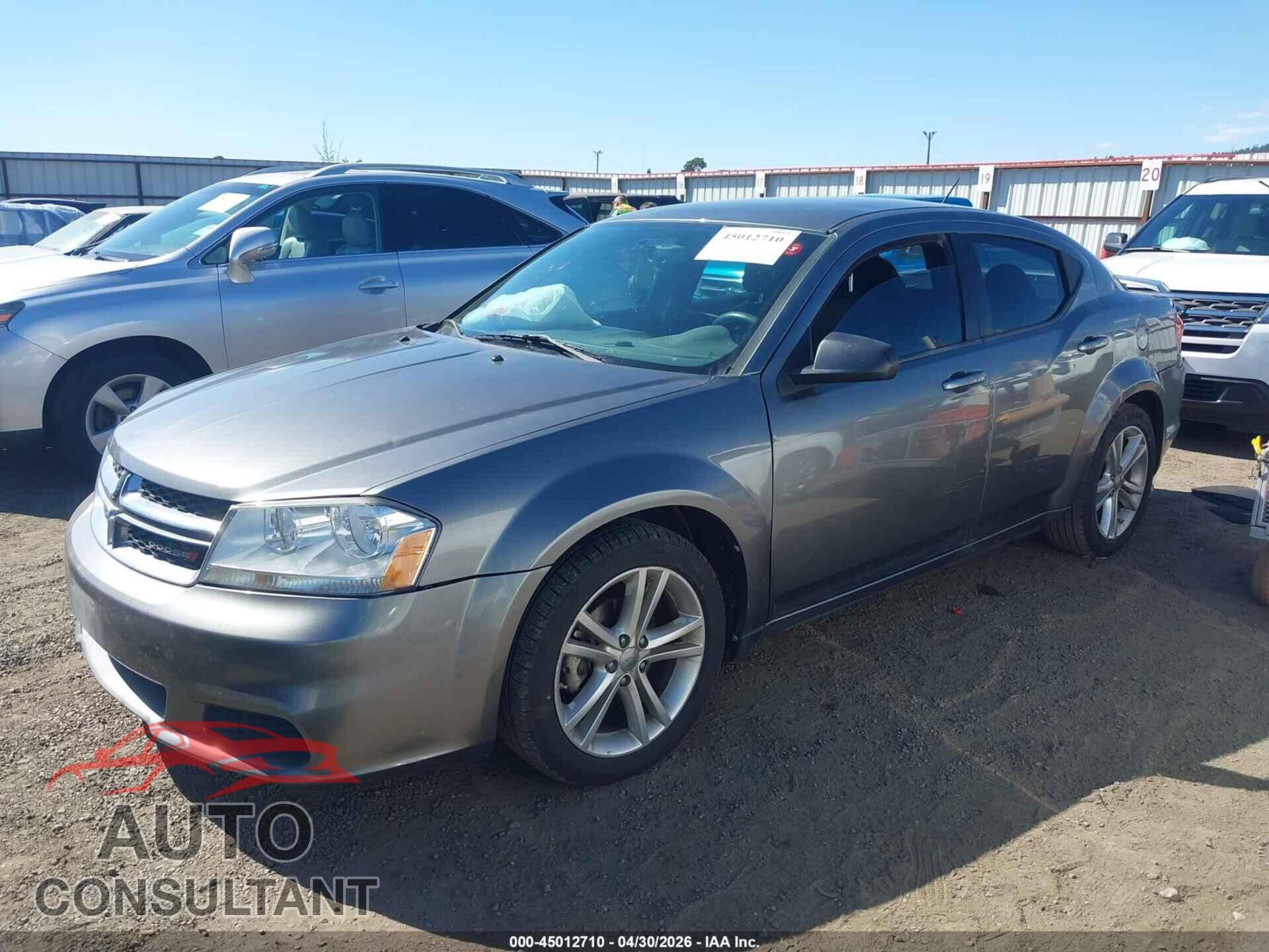 DODGE AVENGER 2013 - 1C3CDZAG5DN677513