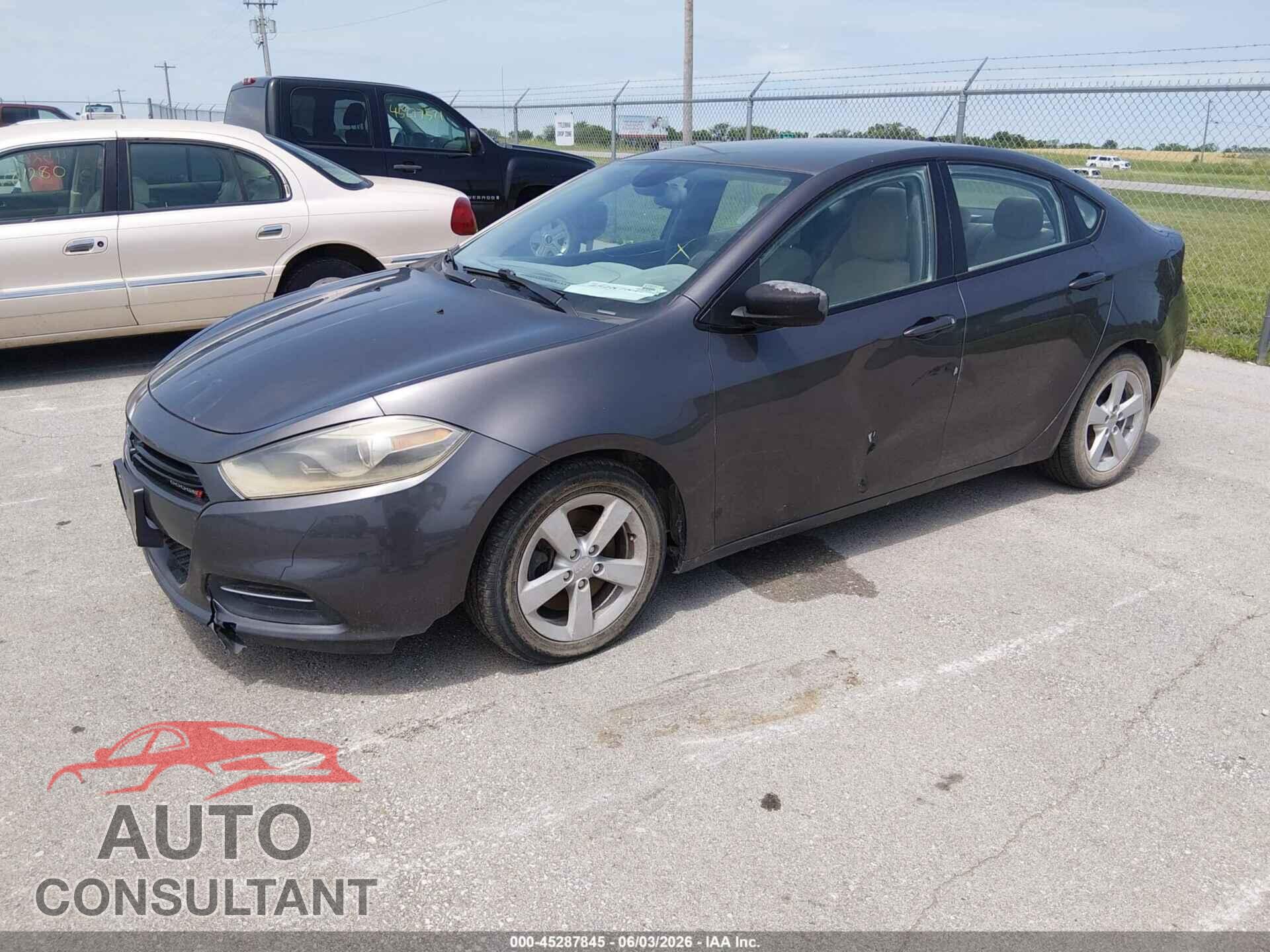 DODGE DART 2015 - 1C3CDFBB8FD211777