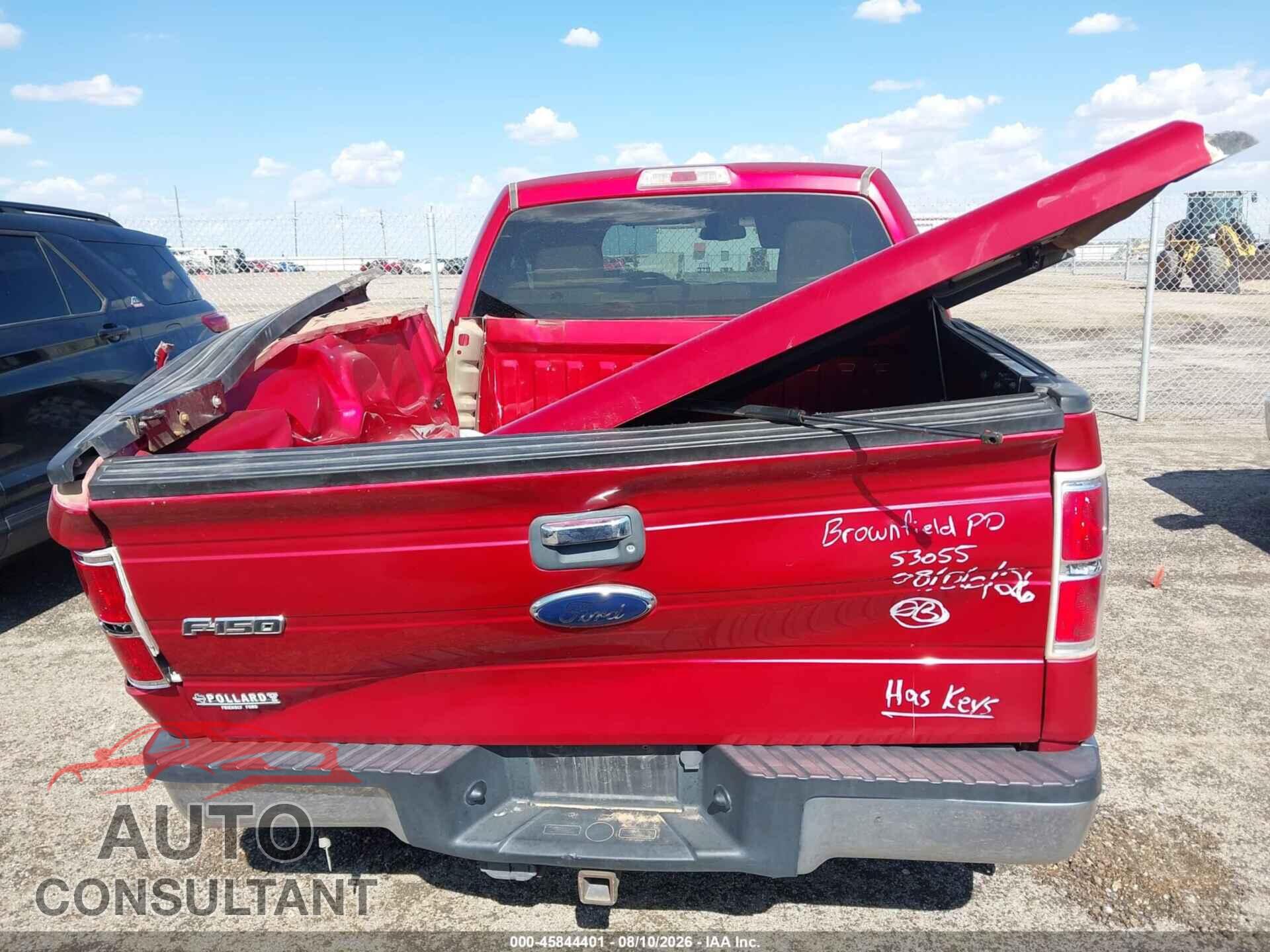 FORD F-150 2010 - 1FTEW1C8XAFD87182
