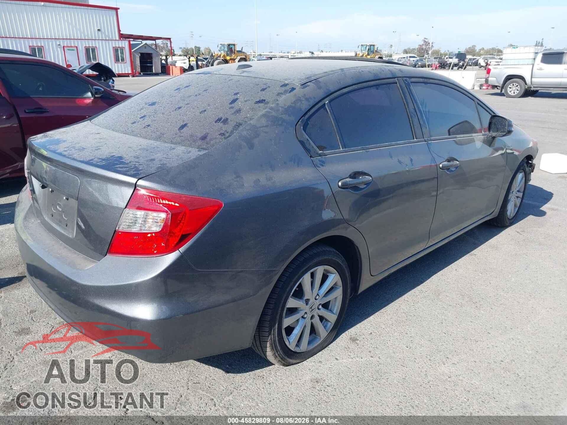 HONDA CIVIC 2012 - 19XFB2F96CE329366
