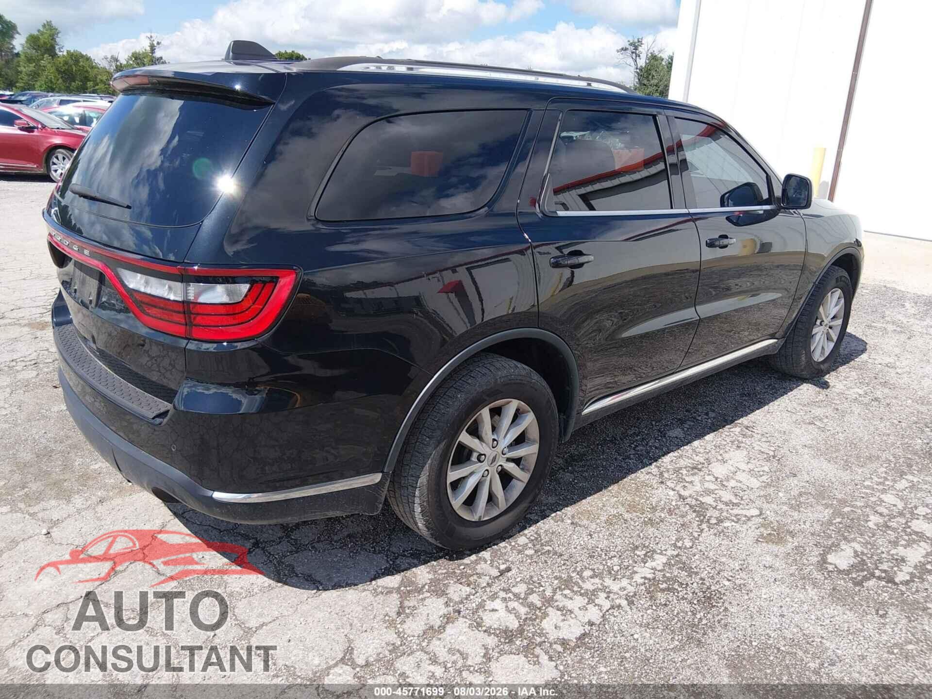 DODGE DURANGO 2019 - 1C4RDJAG5KC744434