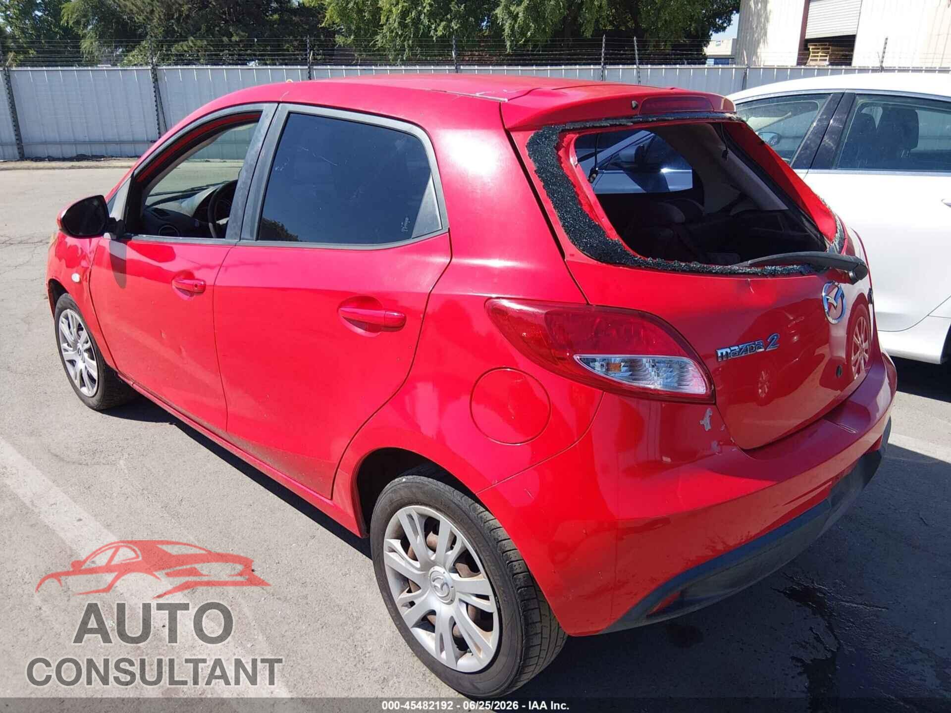 MAZDA MAZDA2 2013 - JM1DE1KZ2D0169270
