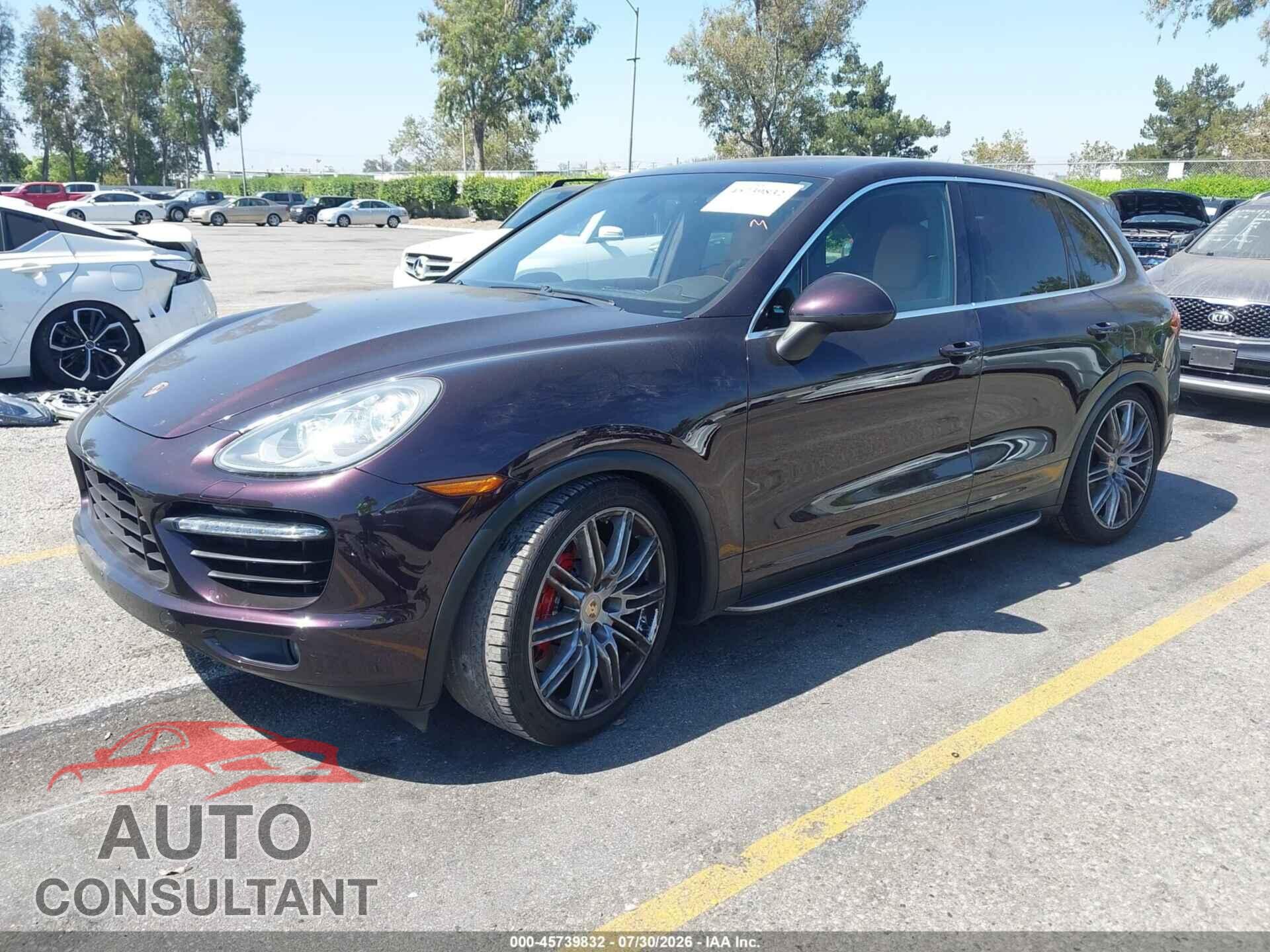 PORSCHE CAYENNE 2012 - WP1AC2A21CLA83401