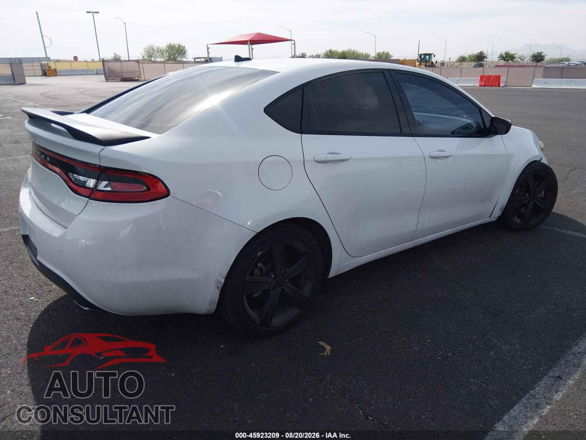 DODGE DART 2015 - 1C3CDFBB9FD200240