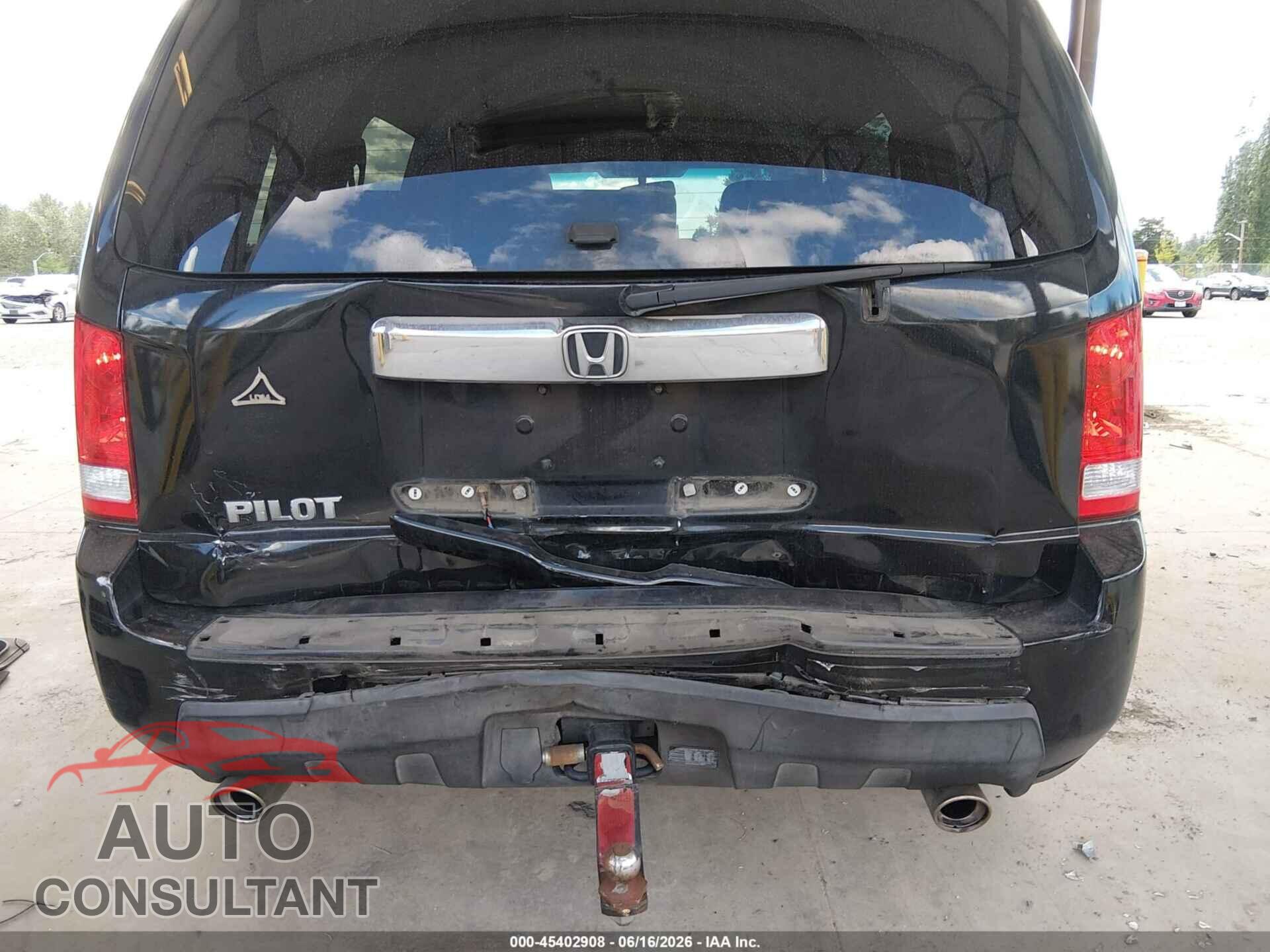 HONDA PILOT 2011 - 5FNYF3H55BB040498