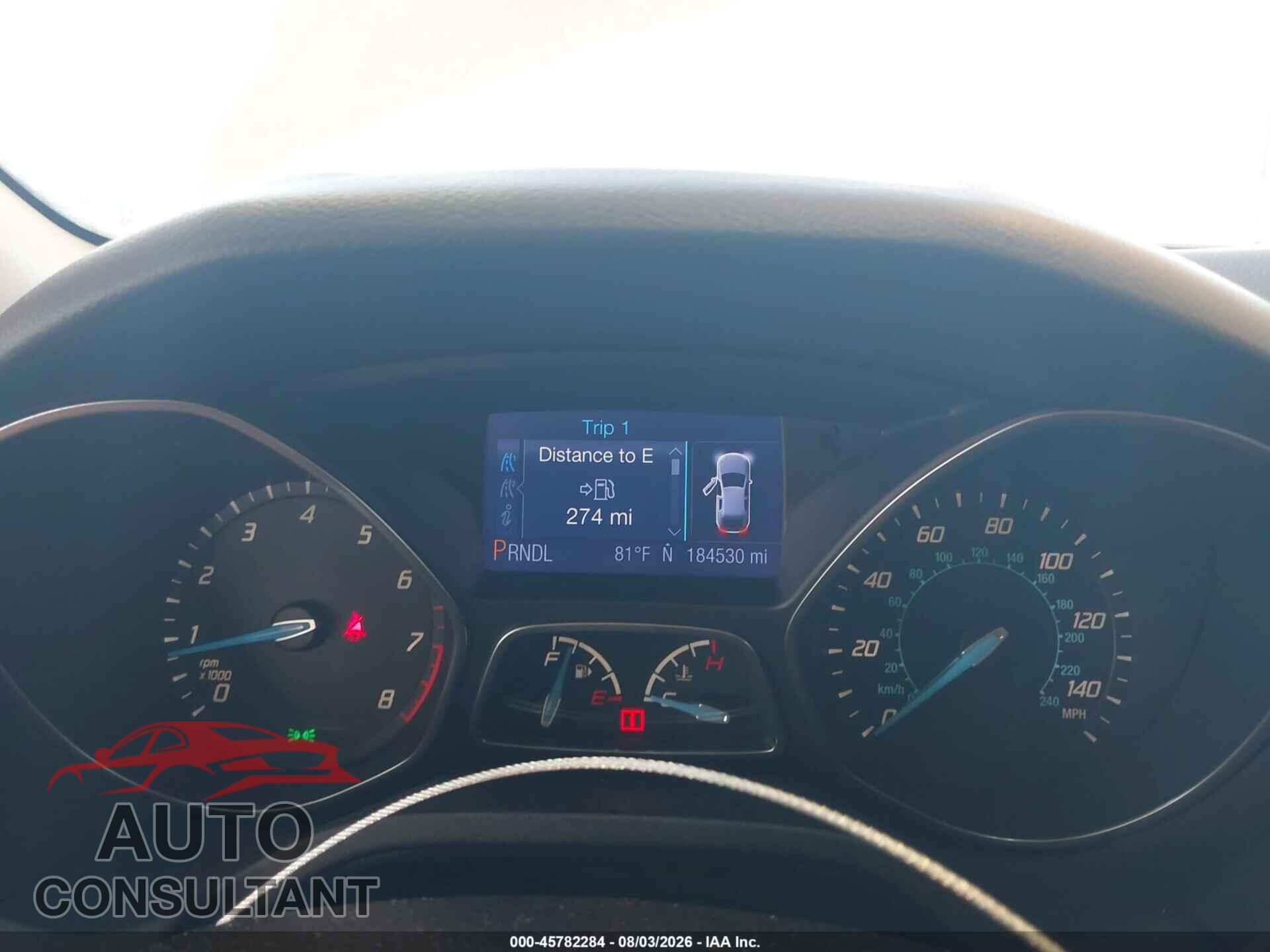 FORD FOCUS 2013 - 1FADP3F22DL237445