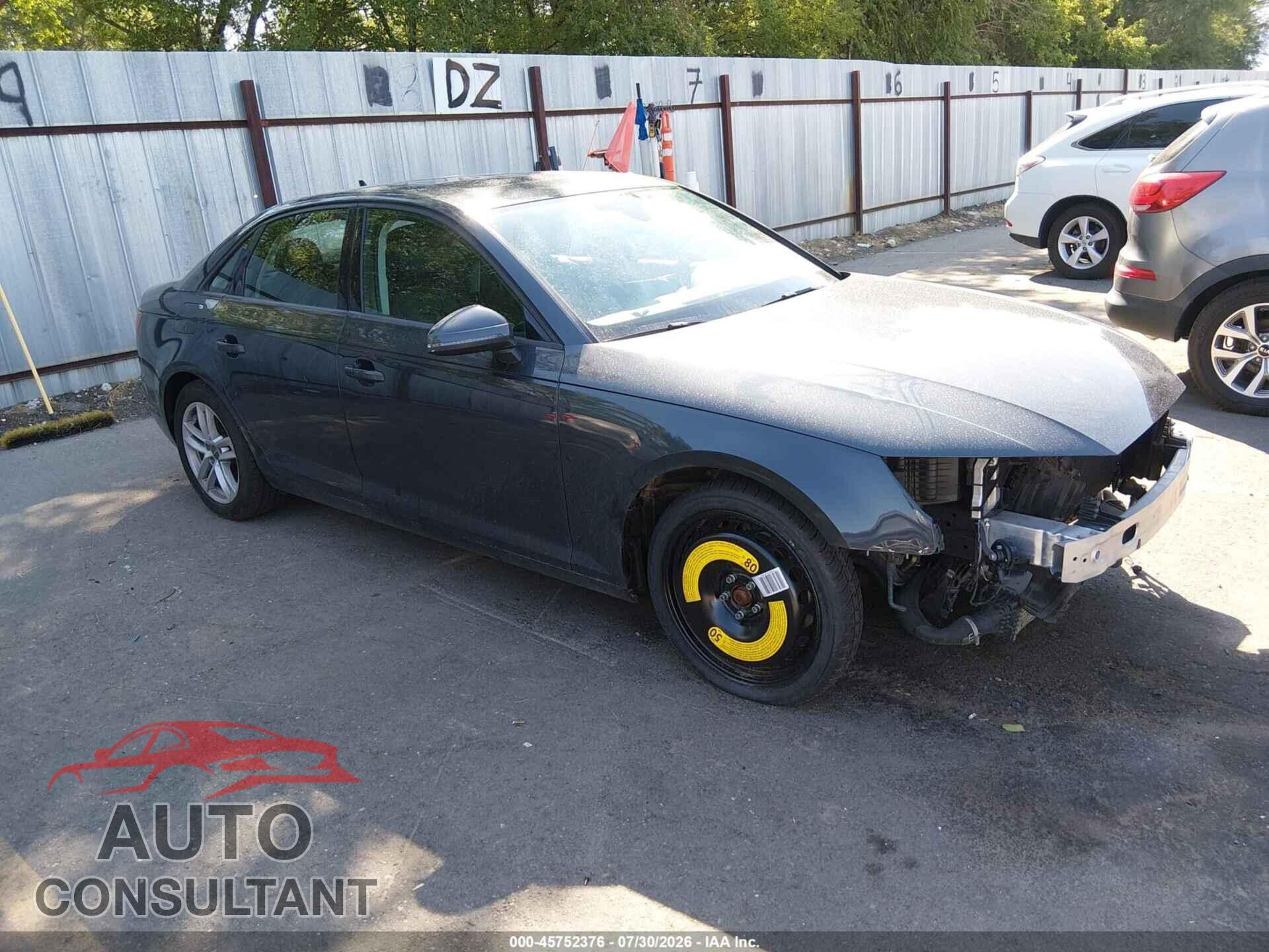 AUDI A4 2017 - WAUGNAF44HN024927