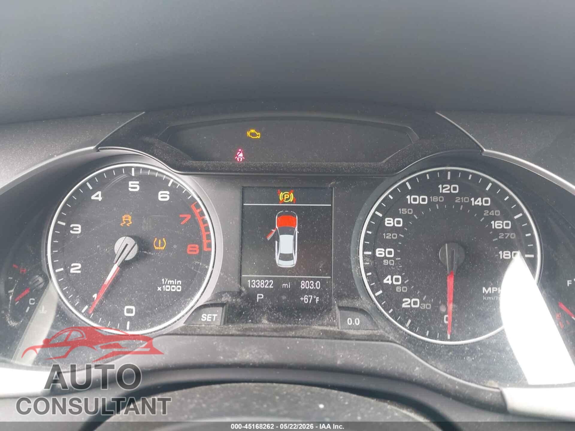 AUDI A4 2012 - WAUFFAFL6CA120378