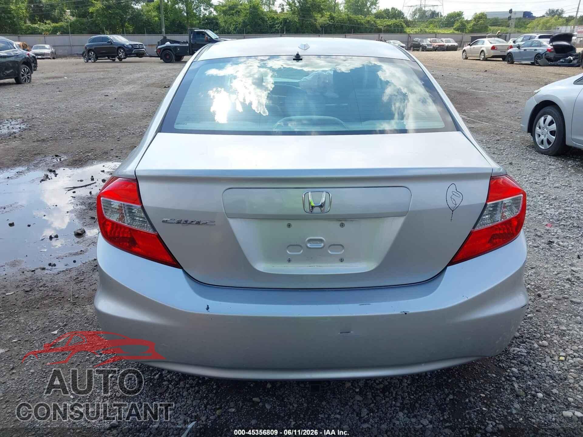 HONDA CIVIC 2012 - 2HGFB2F92CH117960