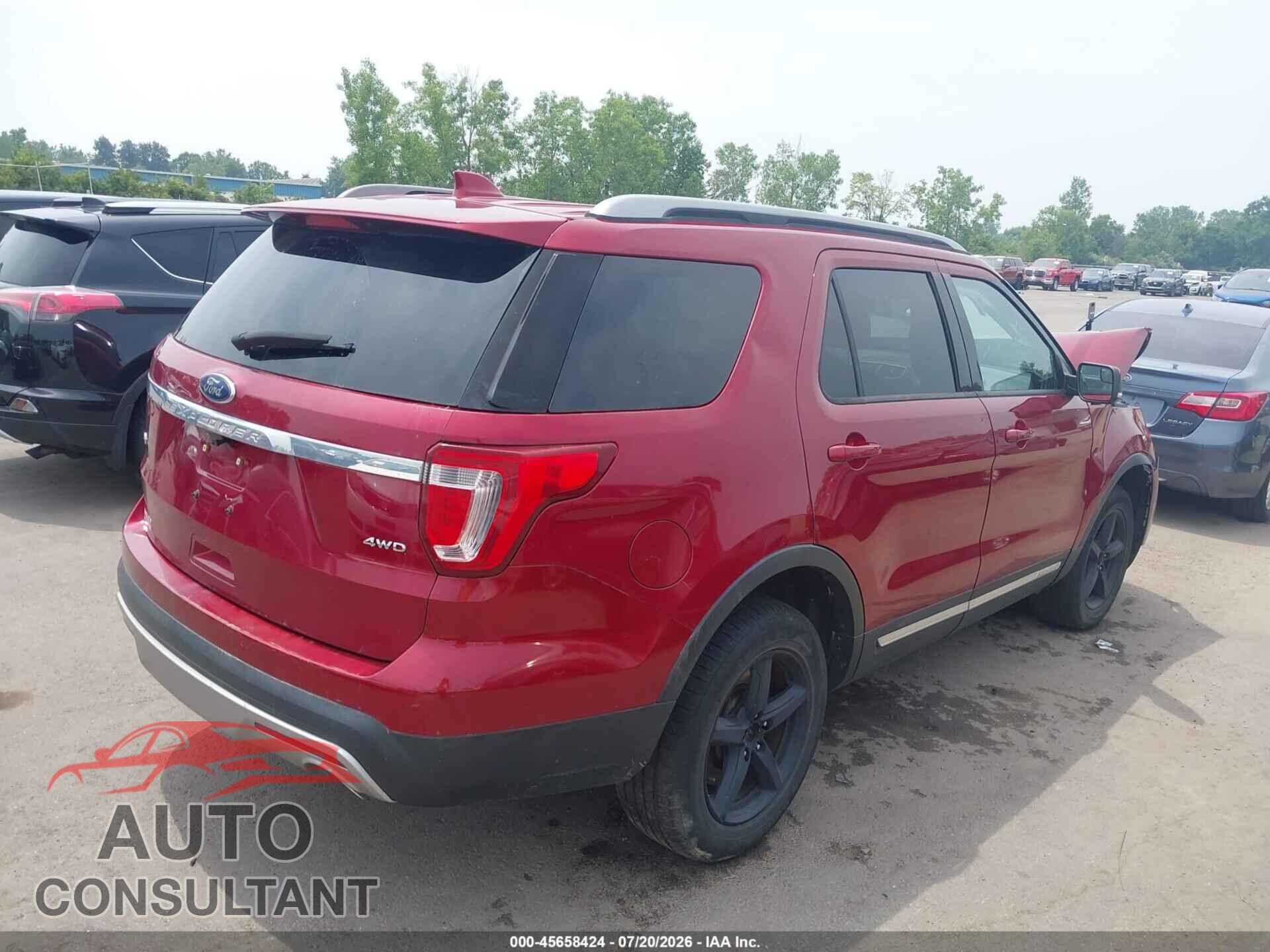 FORD EXPLORER 2017 - 1FM5K8D84HGA67987