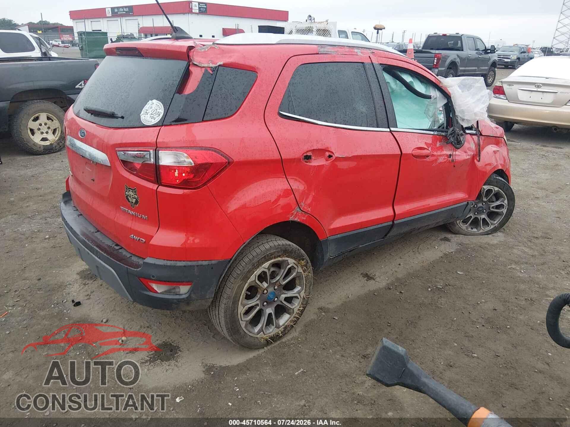 FORD ECOSPORT 2021 - MAJ6S3KL7MC402086