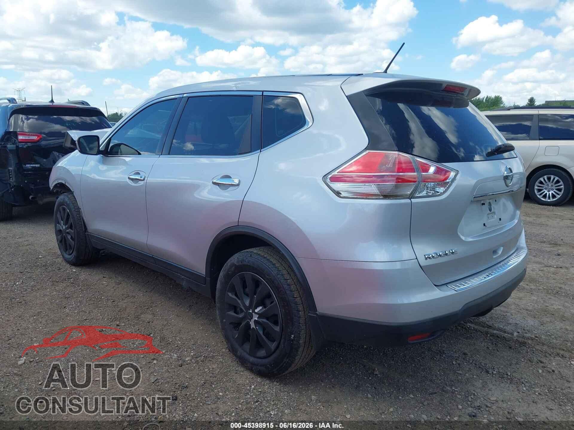 NISSAN ROGUE 2015 - KNMAT2MV7FP541348
