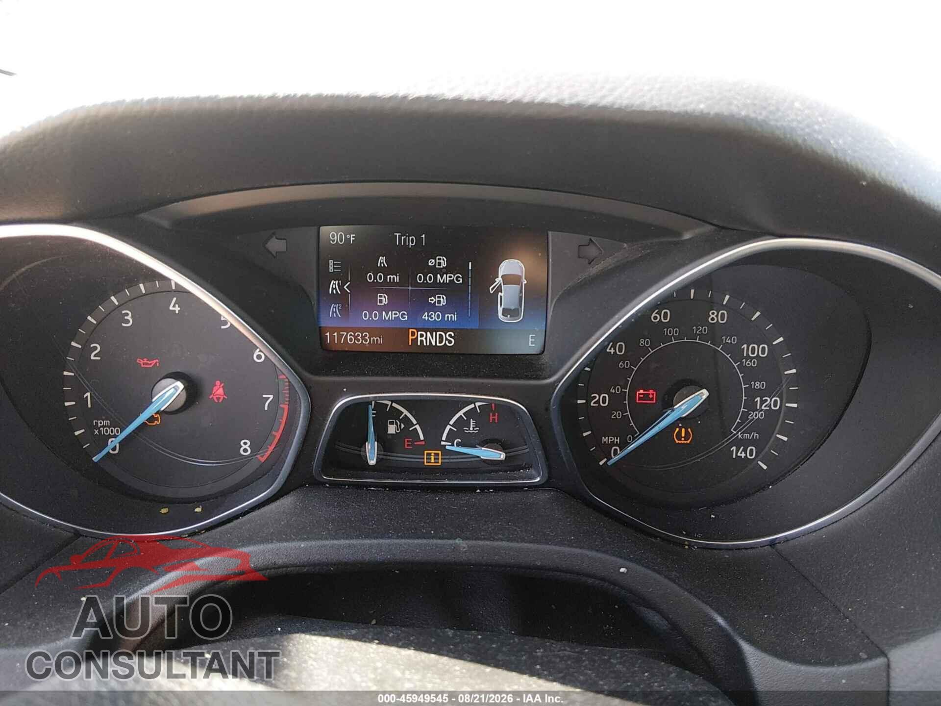 FORD FOCUS 2017 - 1FADP3FE3HL292731