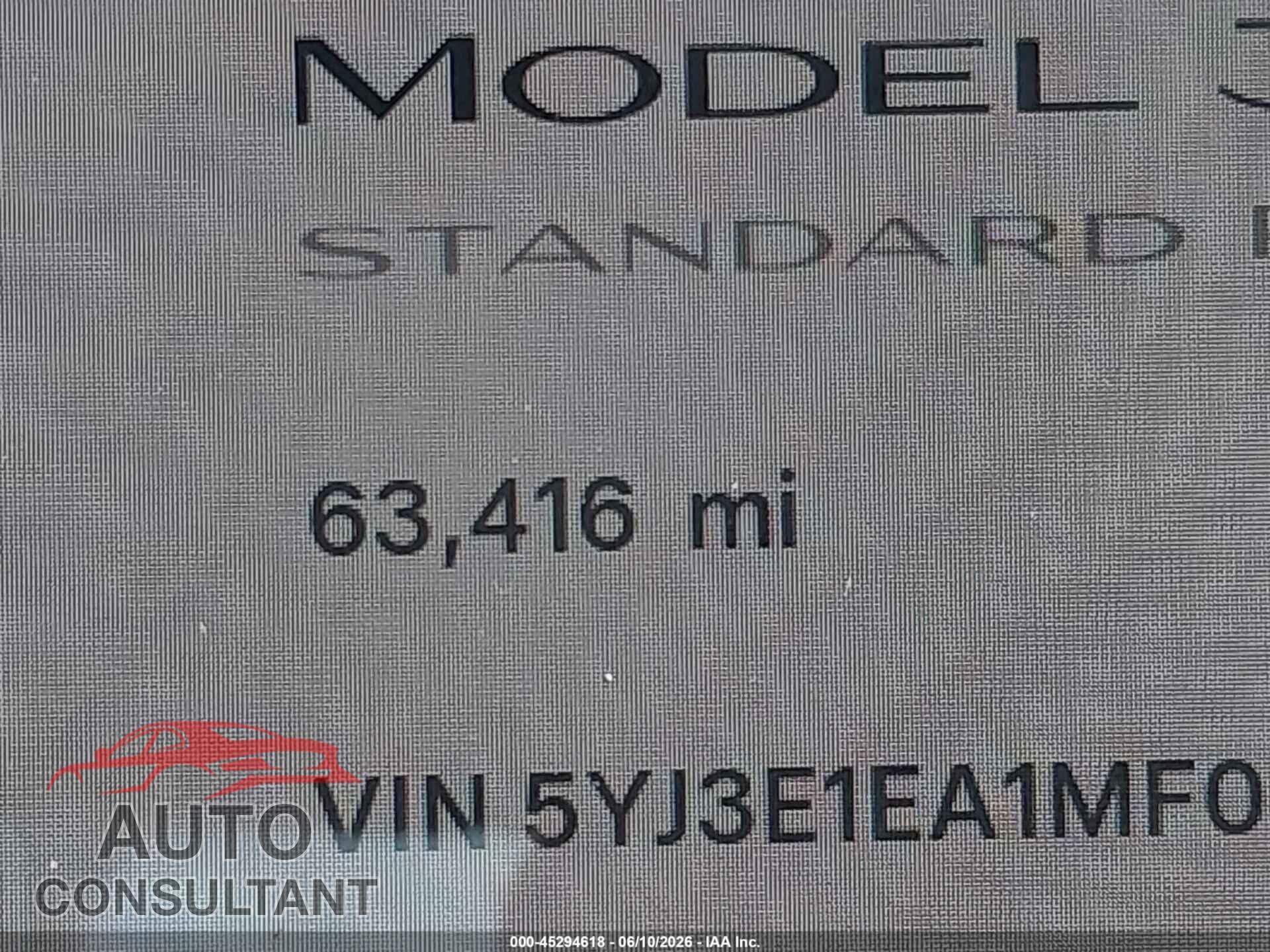 TESLA MODEL 3 2021 - 5YJ3E1EA1MF058048
