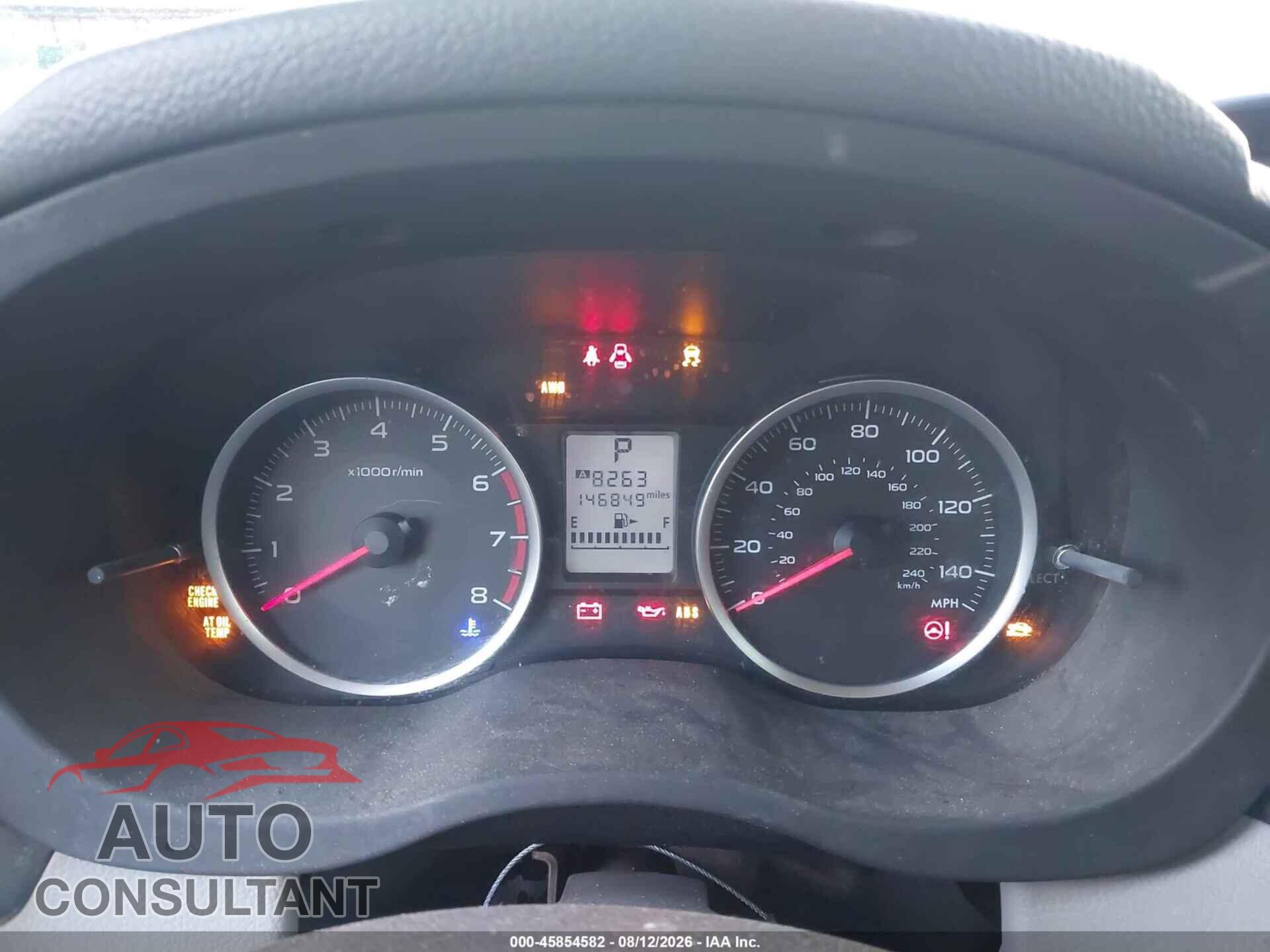 SUBARU FORESTER 2014 - JF2SJAEC3EH463551
