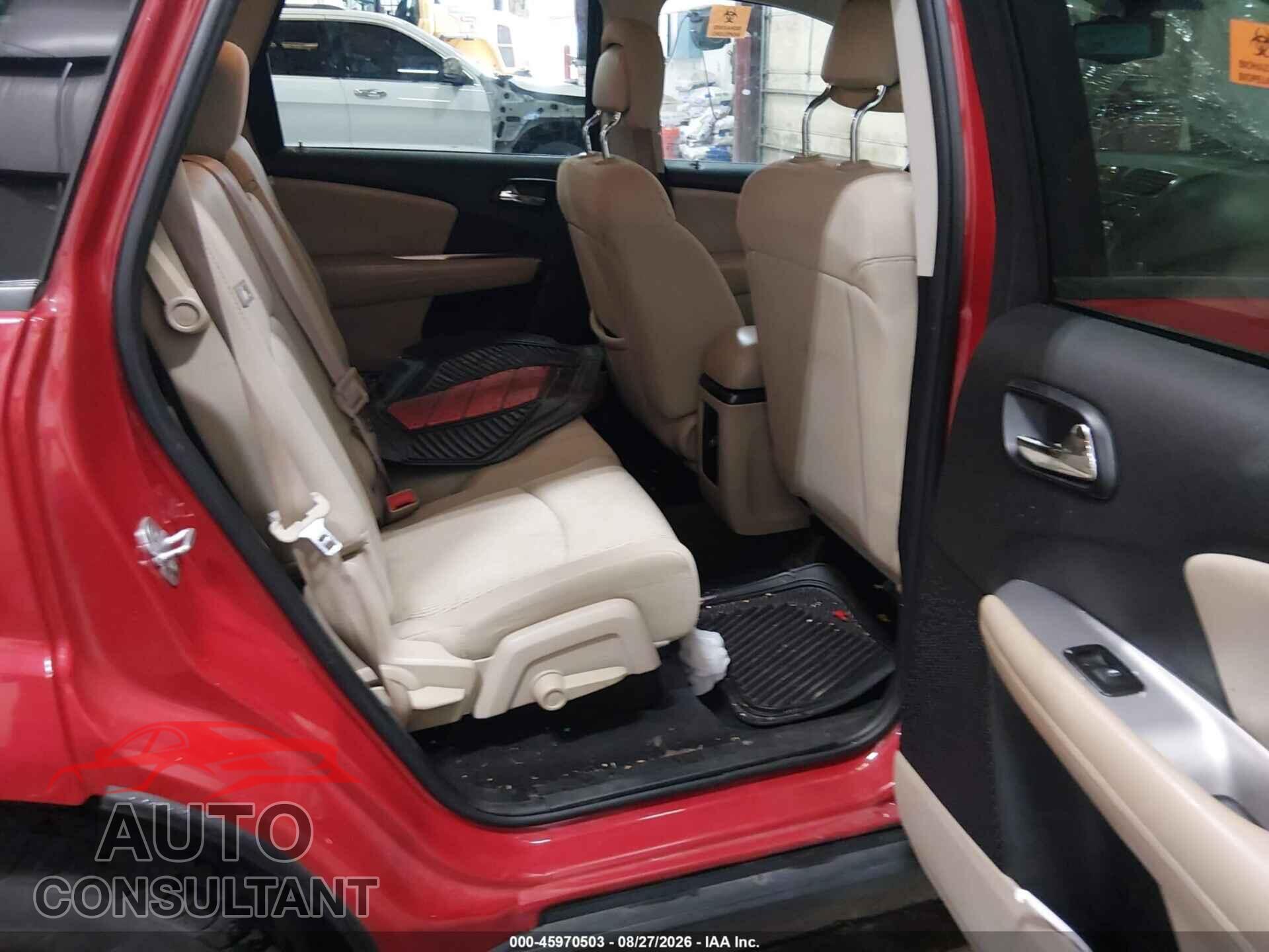 DODGE JOURNEY 2012 - 3C4PDCBG6CT399339