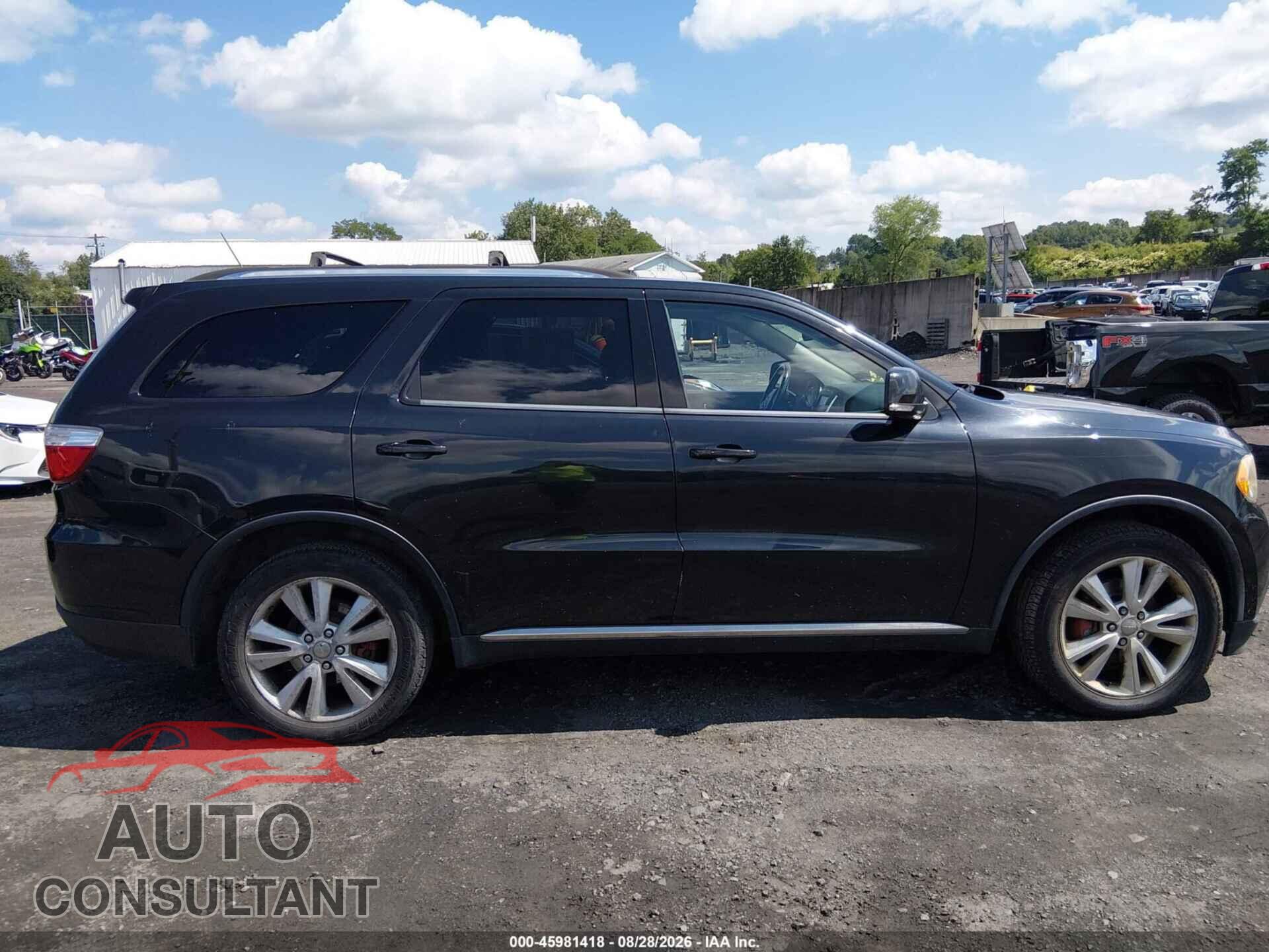 DODGE DURANGO 2012 - 1C4RDJDG5CC308826