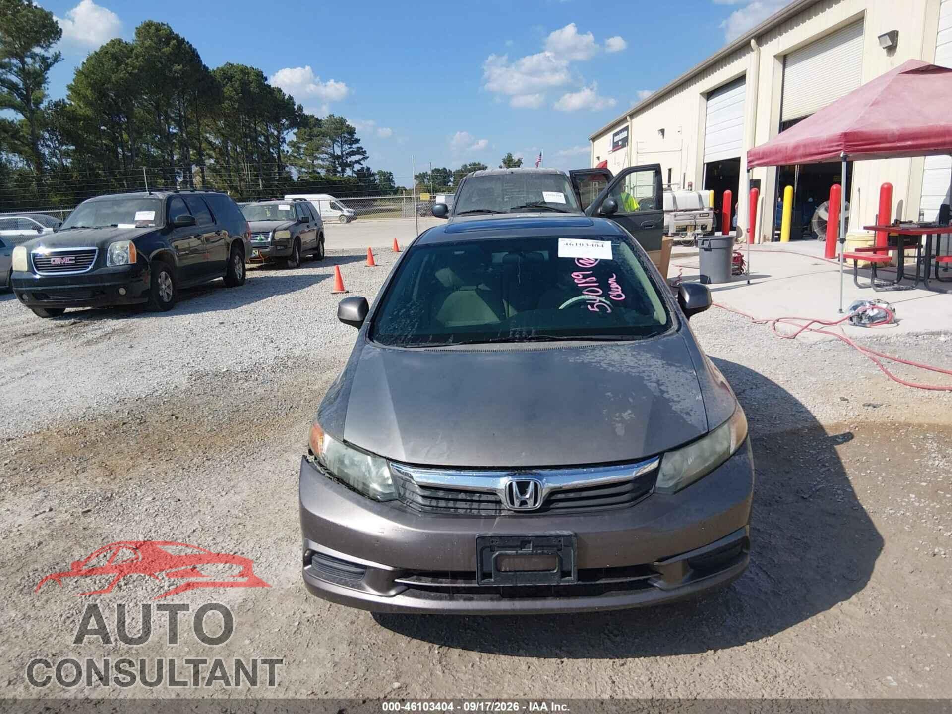 HONDA CIVIC 2012 - 2HGFB2F86CH540189