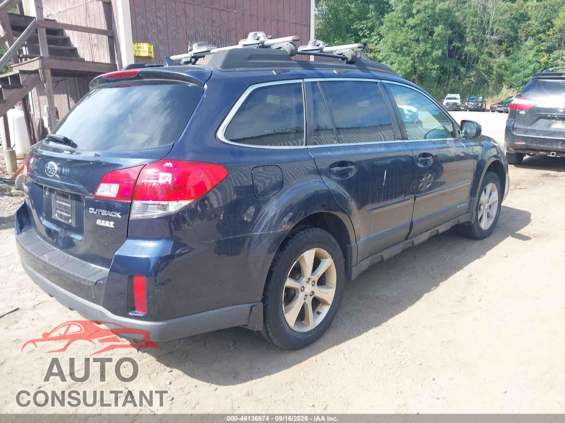 SUBARU OUTBACK 2014 - 4S4BRBLC8E3263287
