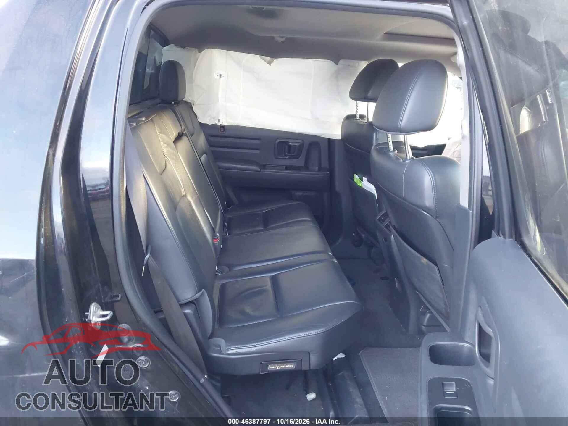 HONDA RIDGELINE 2011 - 5FPYK1F58BB454515