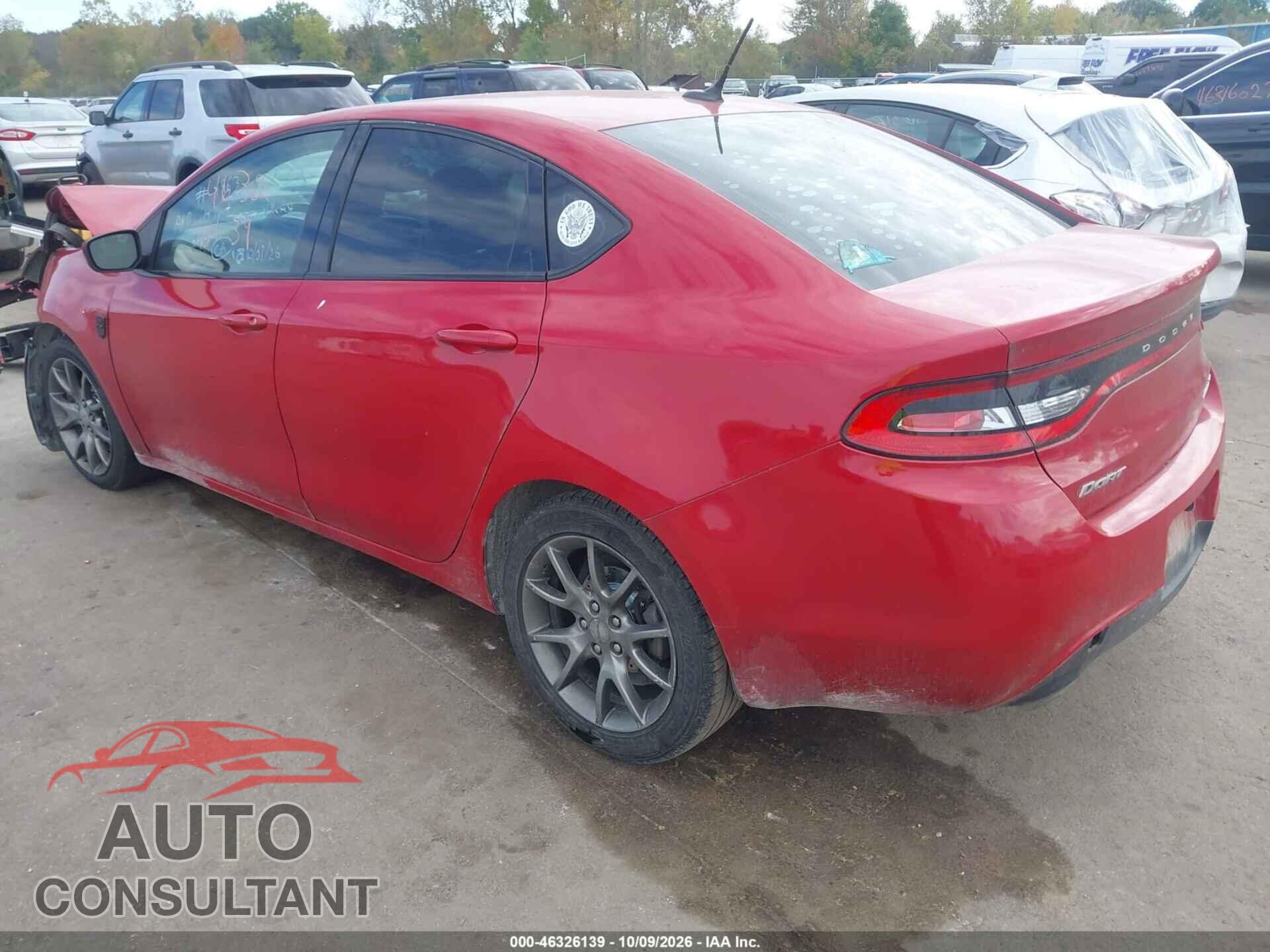 DODGE DART 2013 - 1C3CDFBA4DD332066