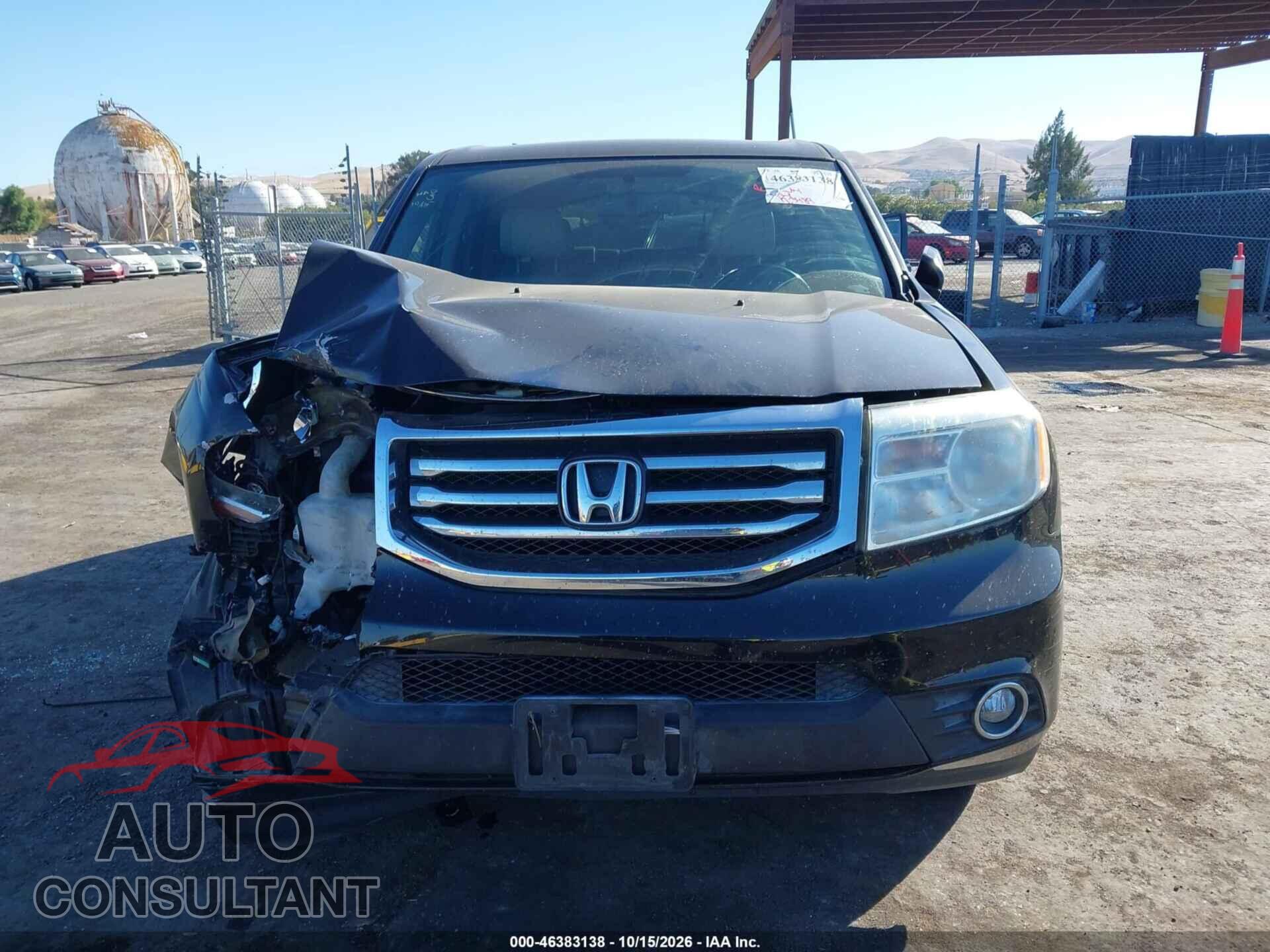 HONDA PILOT 2013 - 5FNYF3H55DB044750