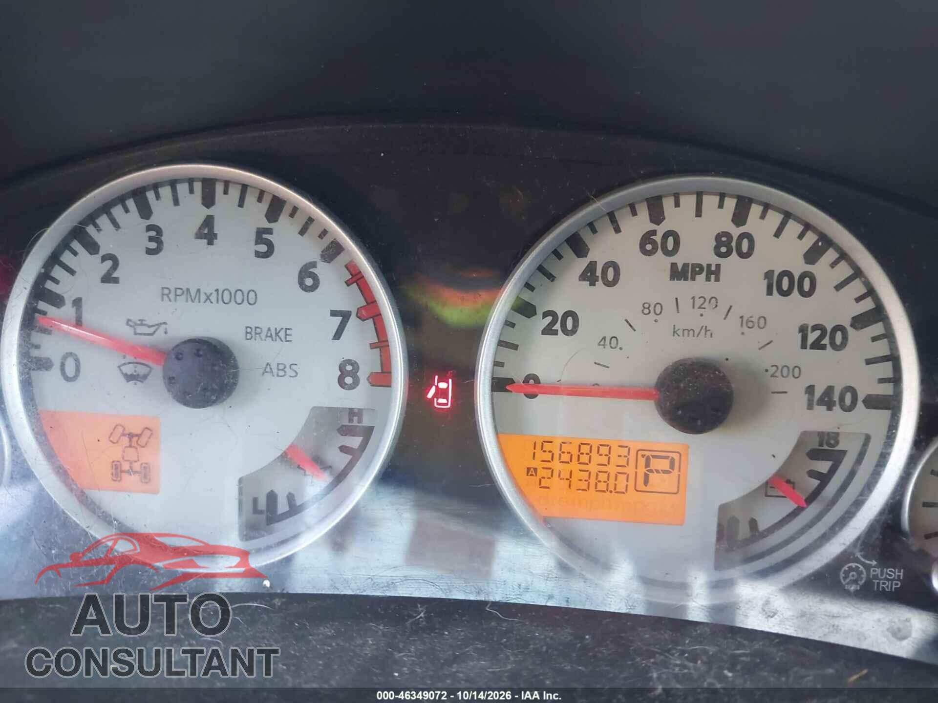 NISSAN FRONTIER 2014 - 1N6AD0EV0EN754617