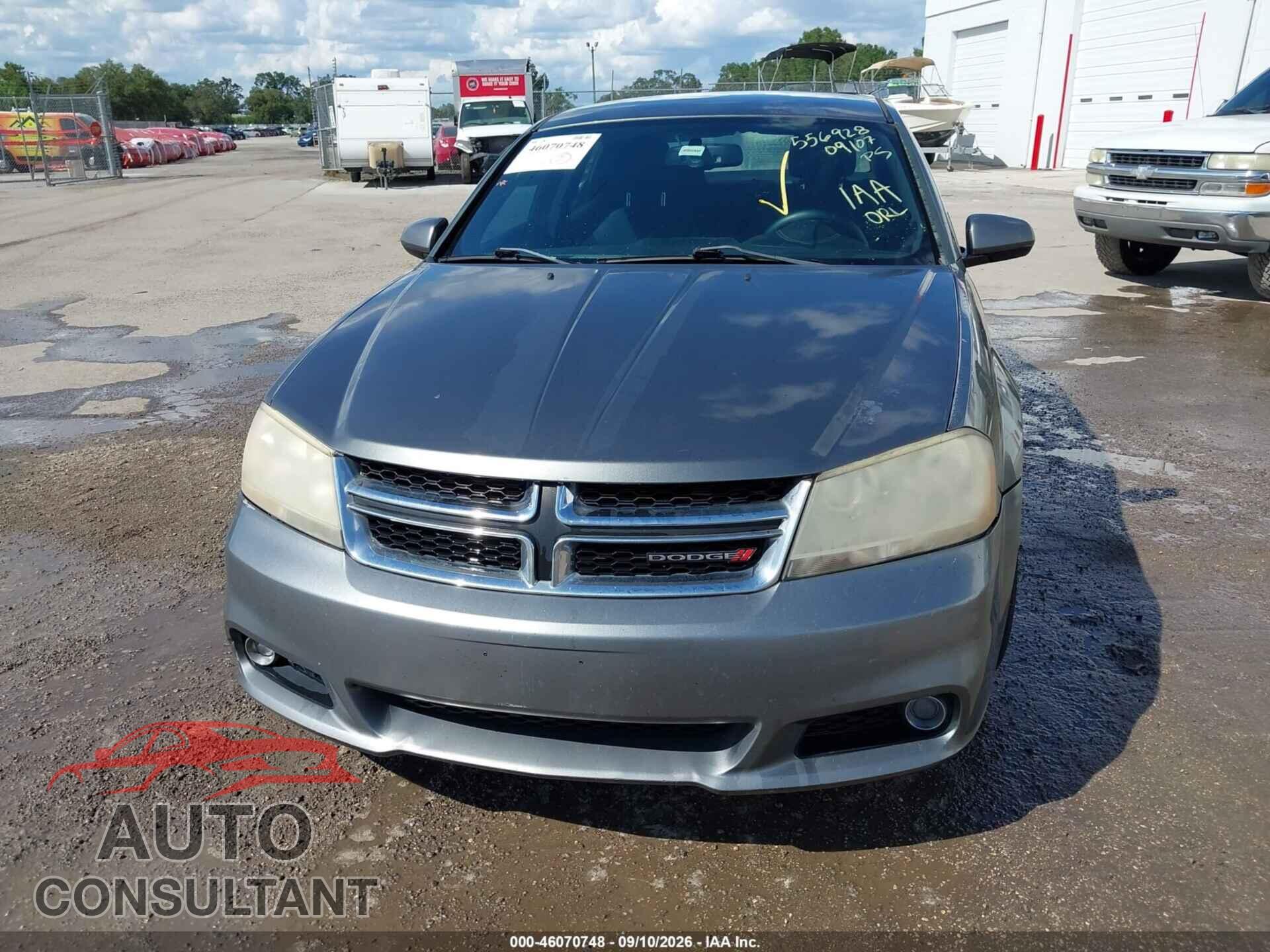 DODGE AVENGER 2013 - 1C3CDZCB8DN556928