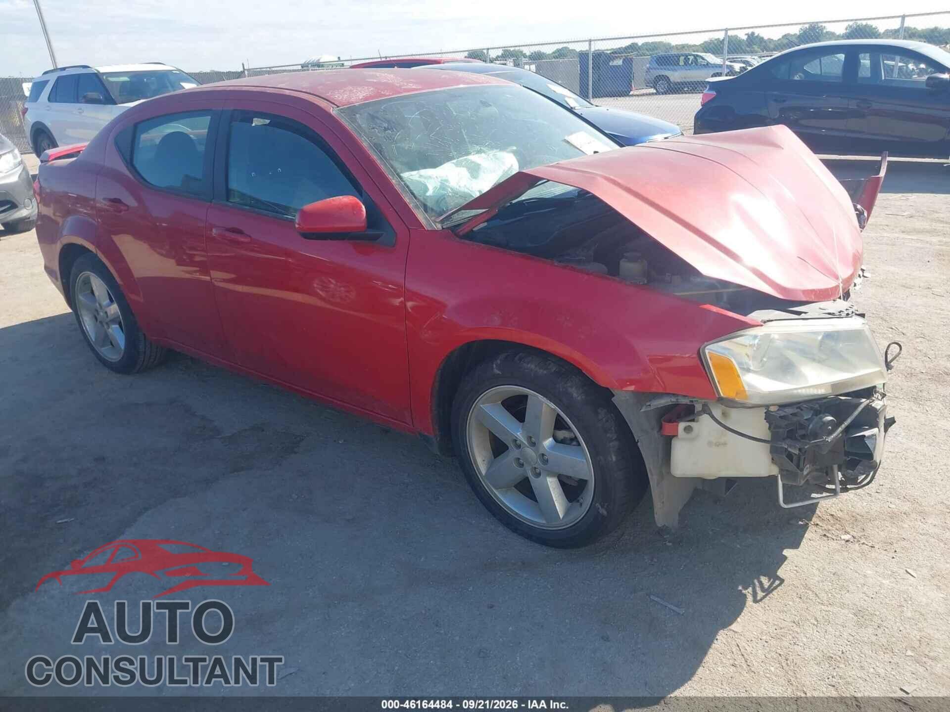 DODGE AVENGER 2013 - 1C3CDZCGXDN548437
