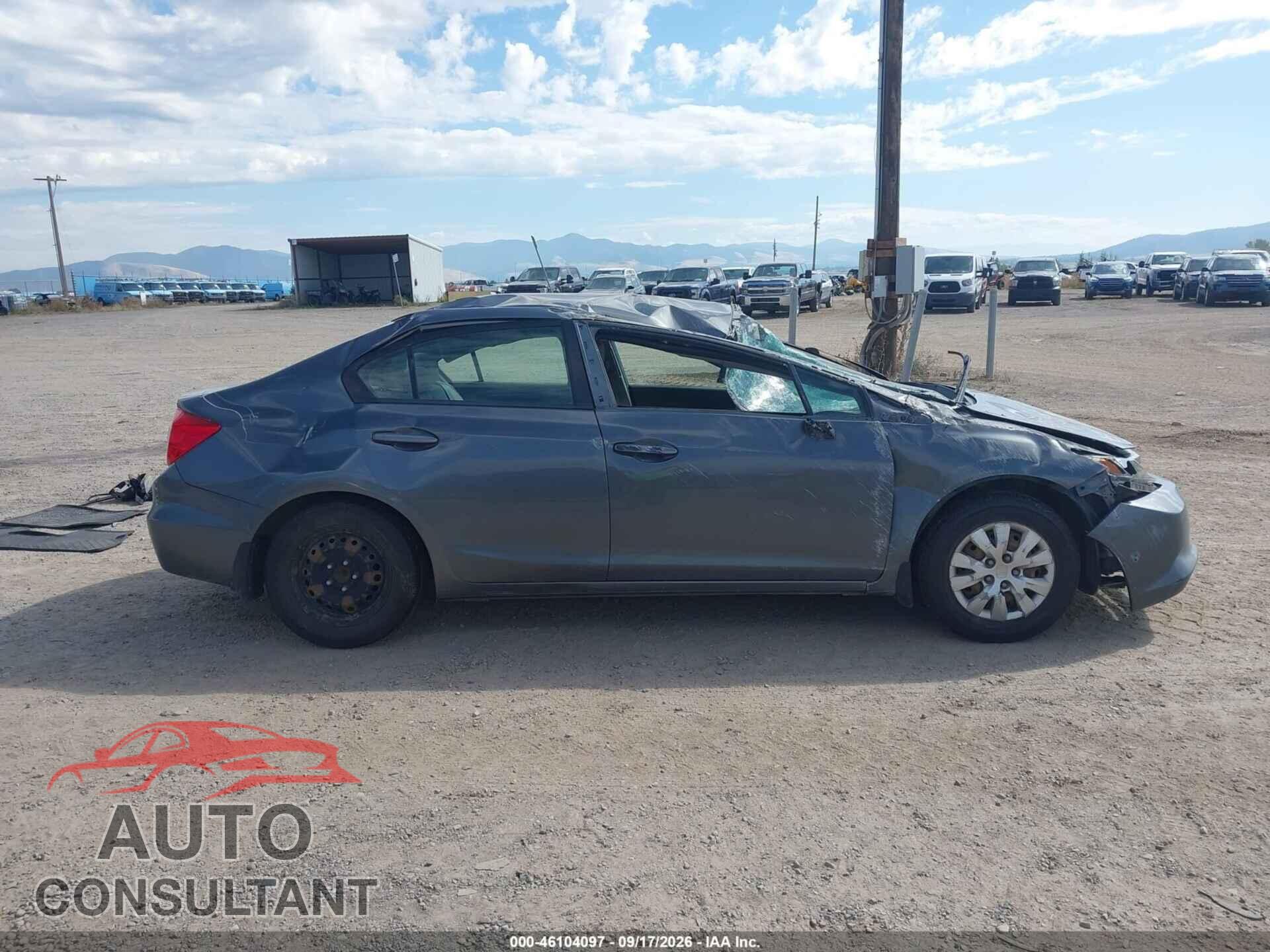 HONDA CIVIC 2012 - 2HGFB2F53CH312026