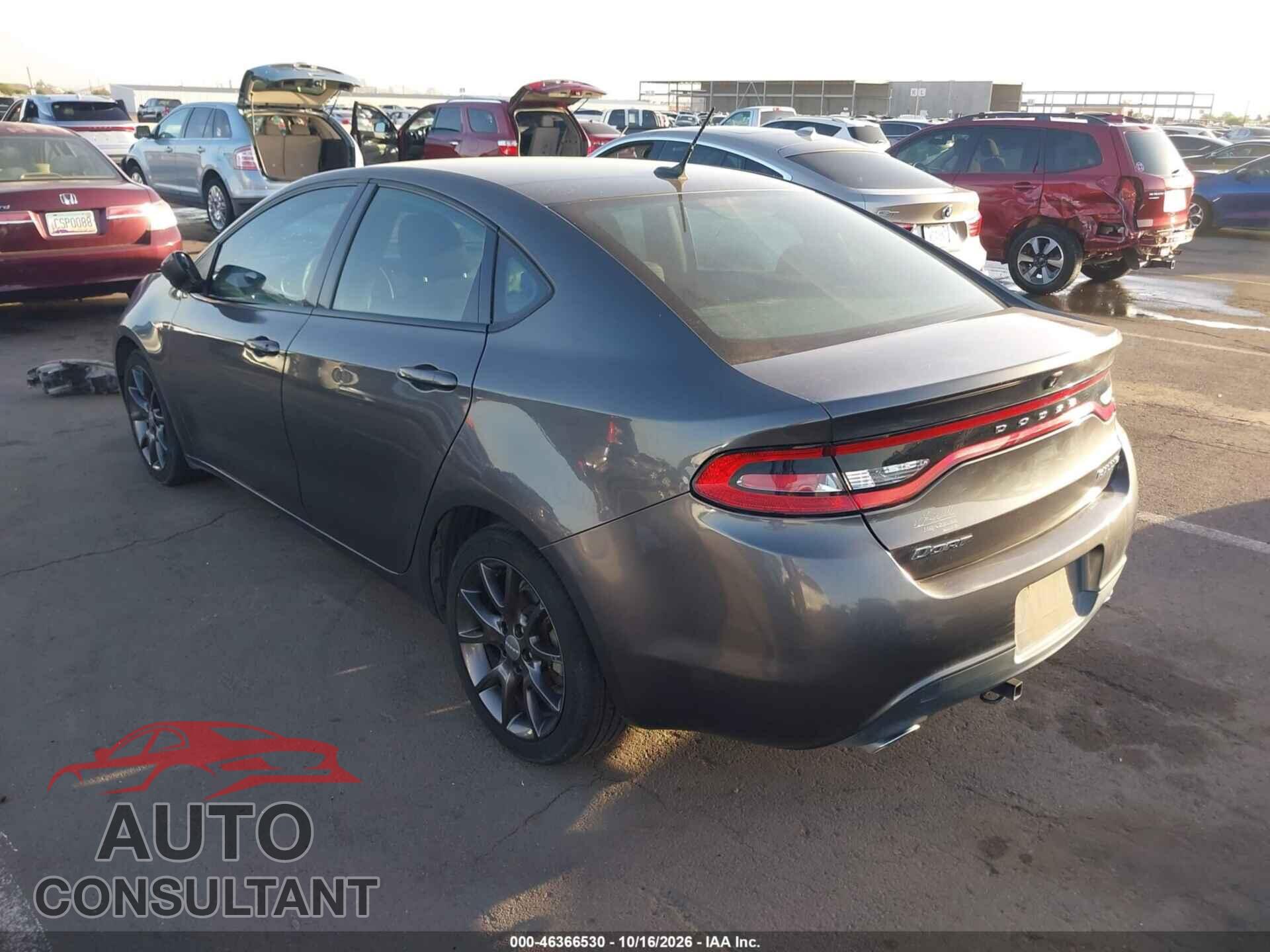 DODGE DART 2015 - 1C3CDFBB5FD266767