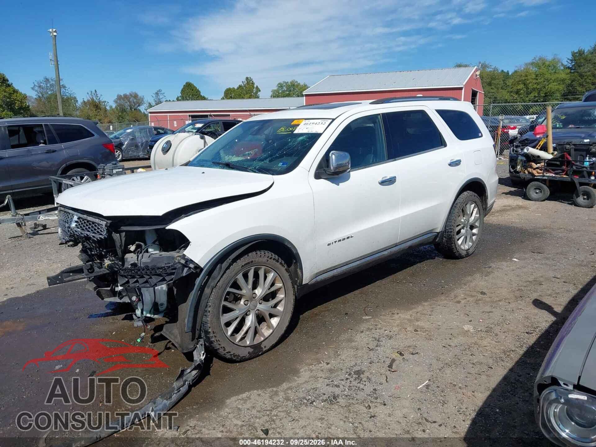 DODGE DURANGO 2014 - 1C4RDJEG2EC307795
