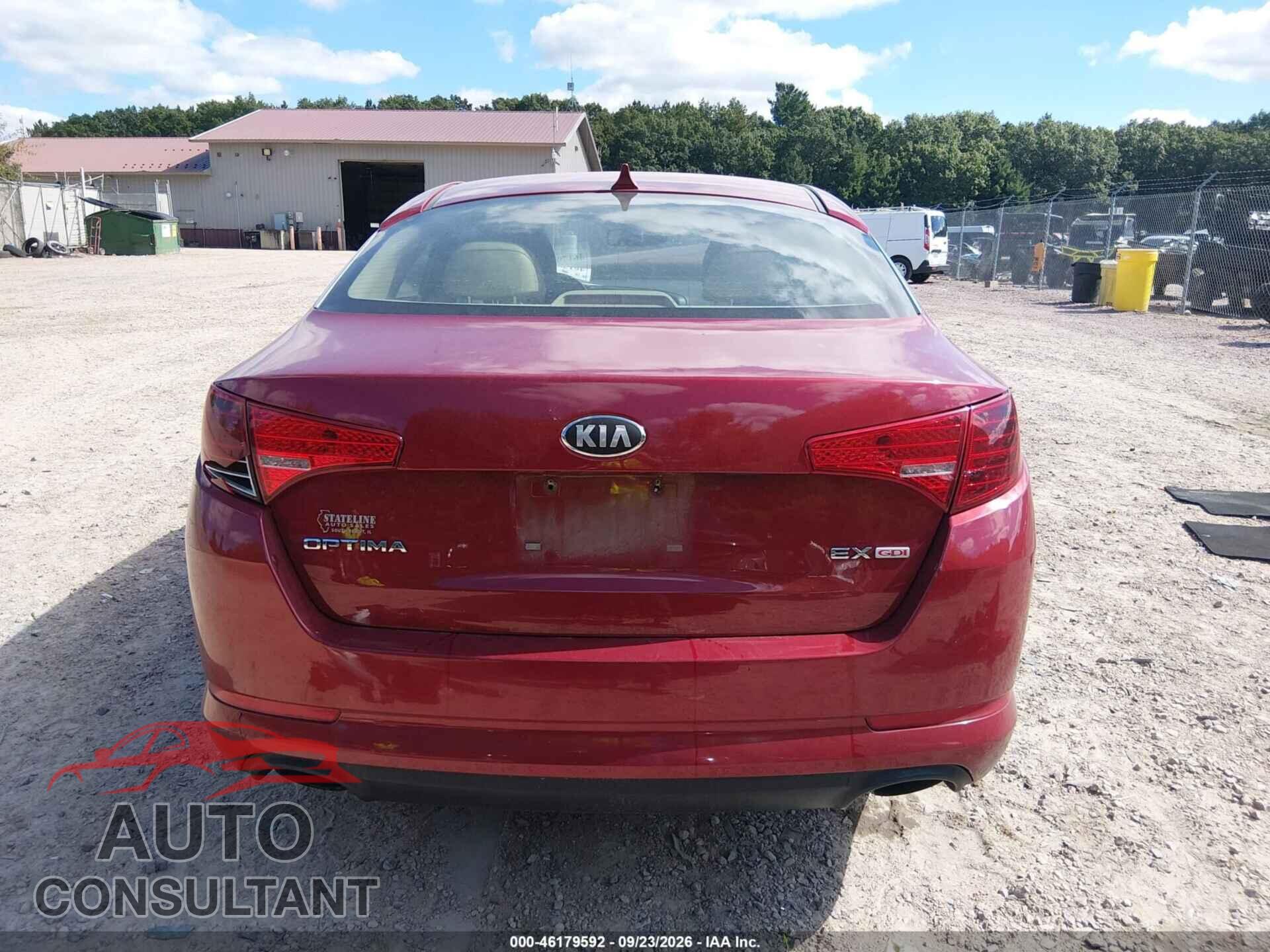 KIA OPTIMA 2013 - 5XXGN4A71DG192004