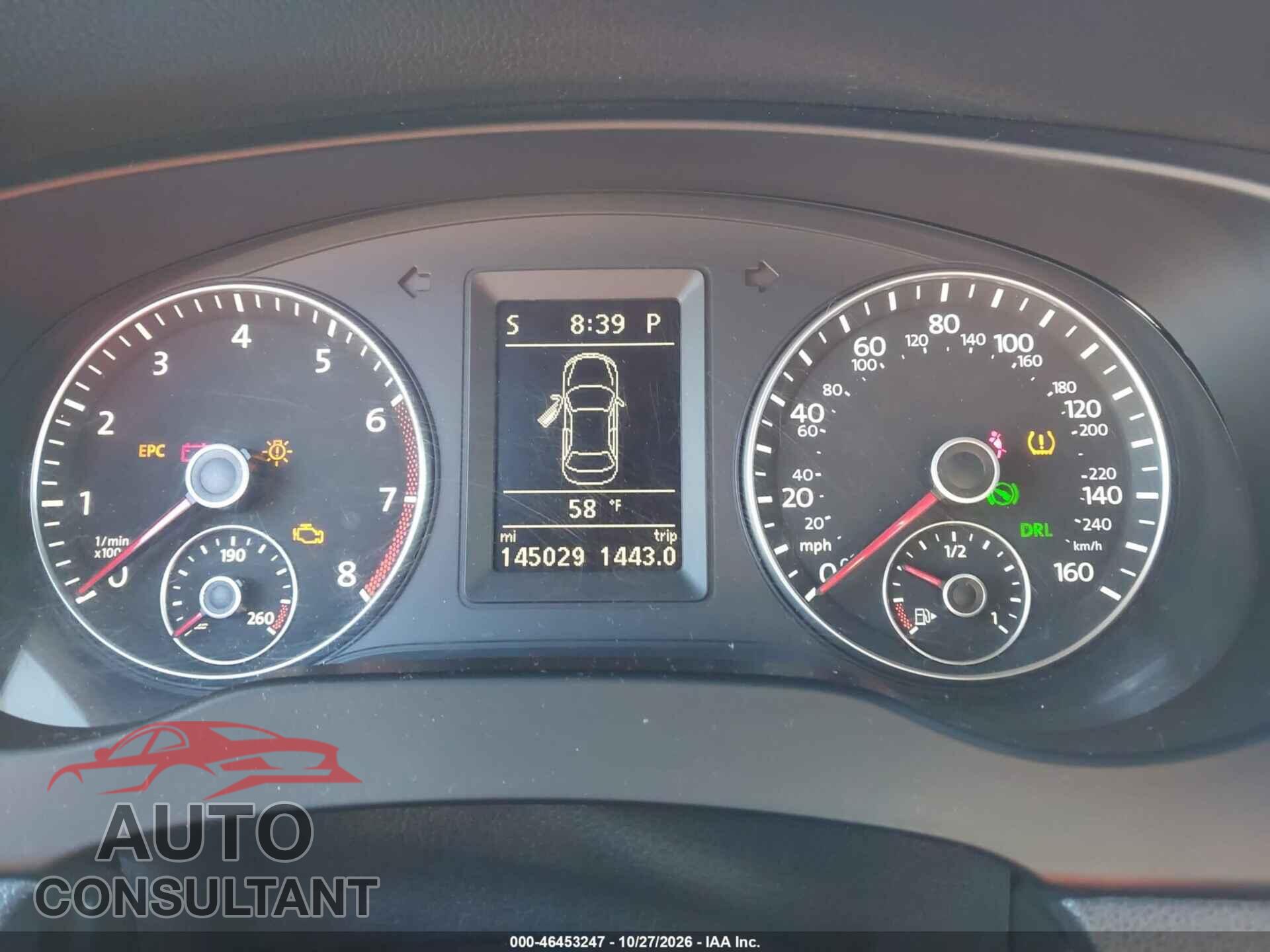 VOLKSWAGEN JETTA 2013 - 3VW4A7AJ8DM213180