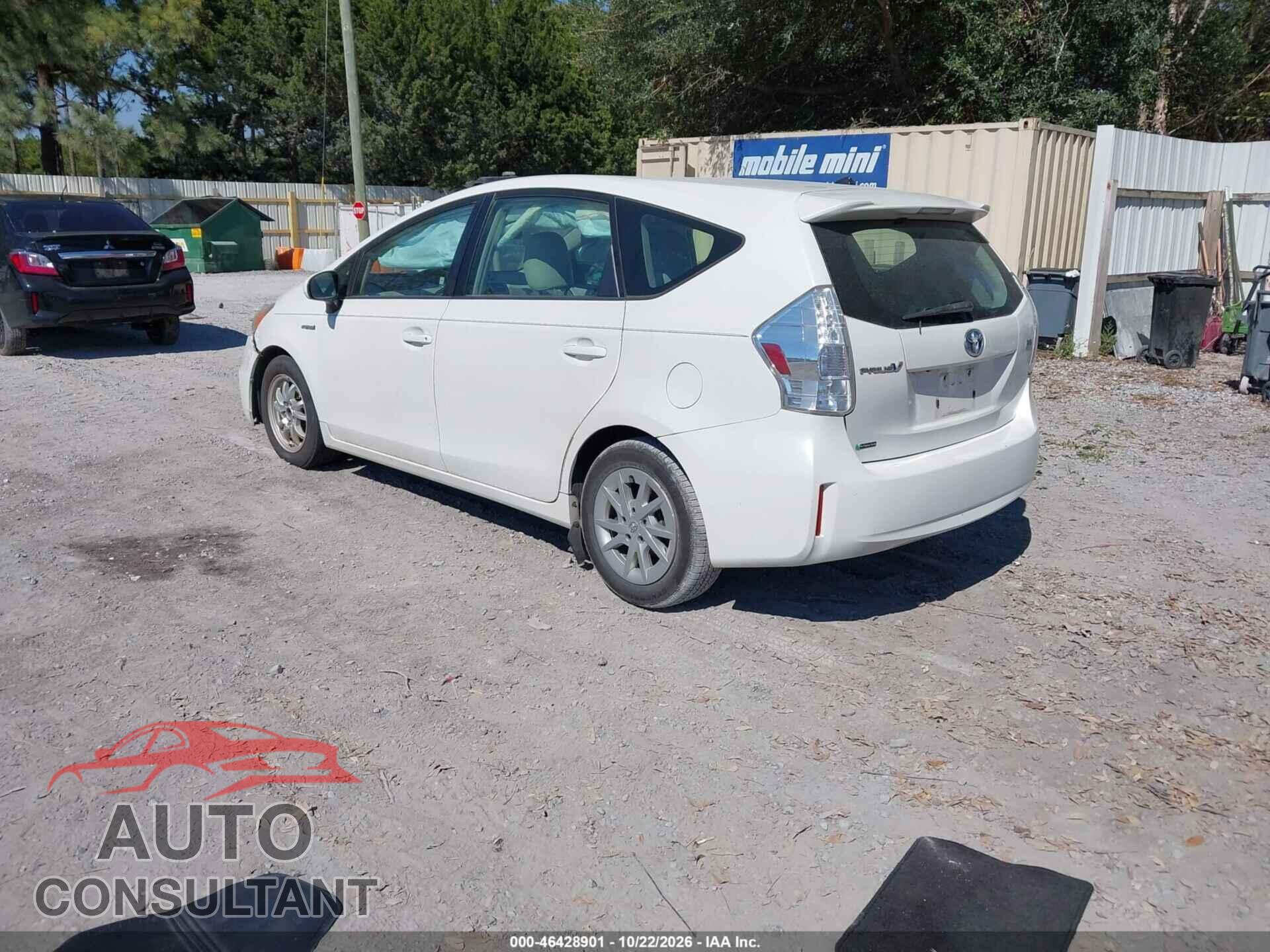 TOYOTA PRIUS V 2012 - JTDZN3EU3C3024897