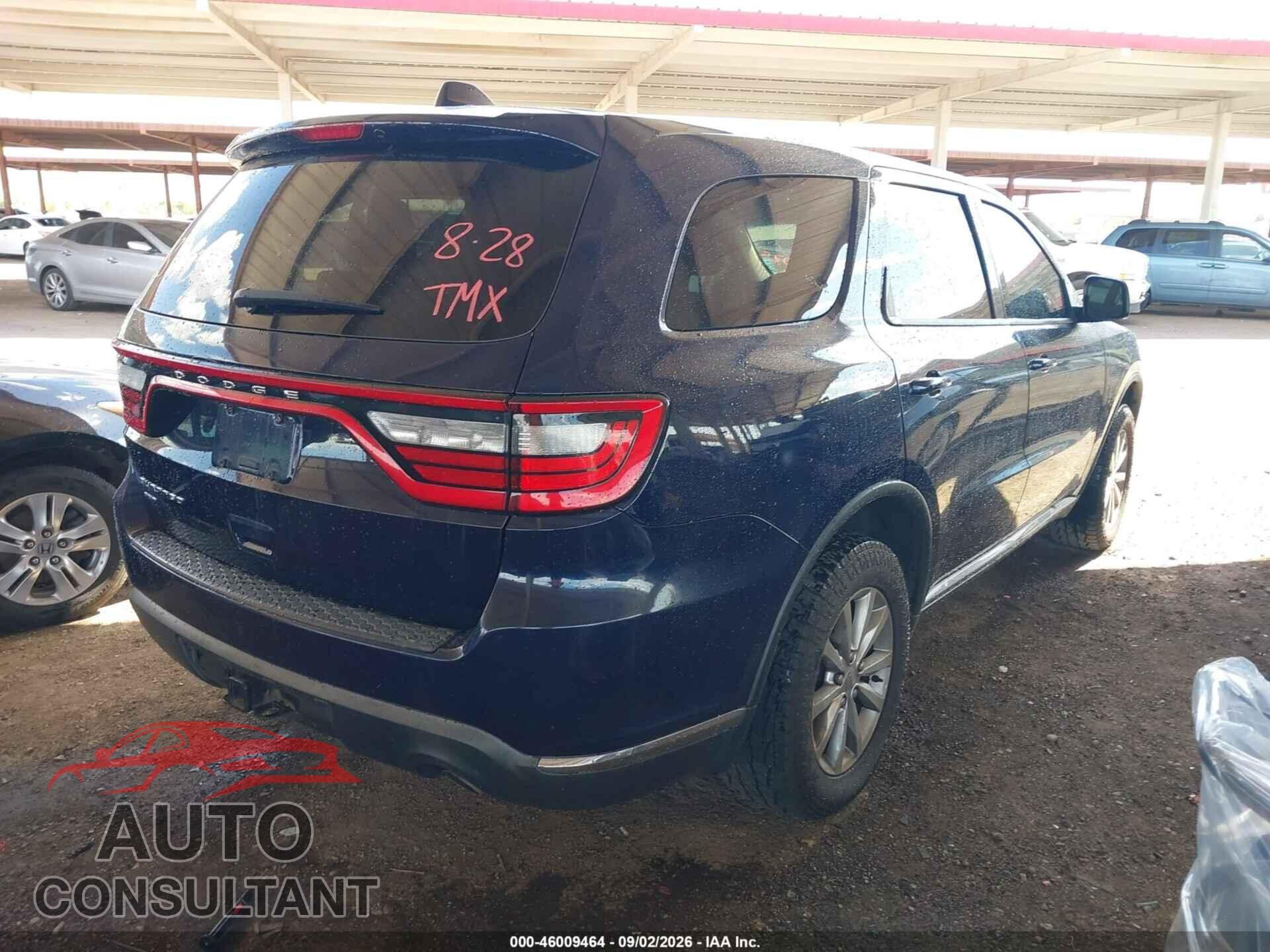 DODGE DURANGO 2017 - 1C4RDJAG3HC881025