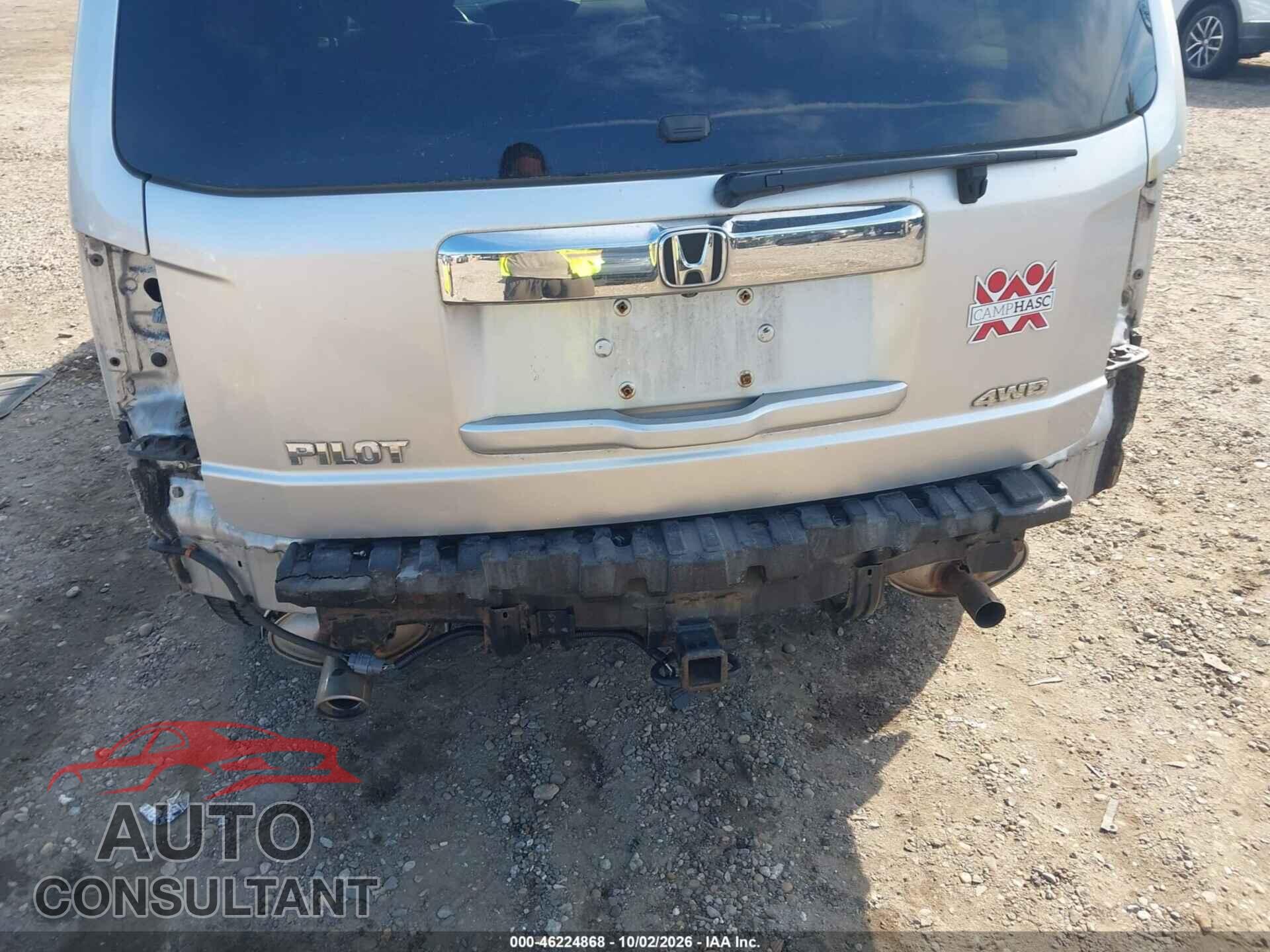 HONDA PILOT 2009 - 5FNYF48539B023828
