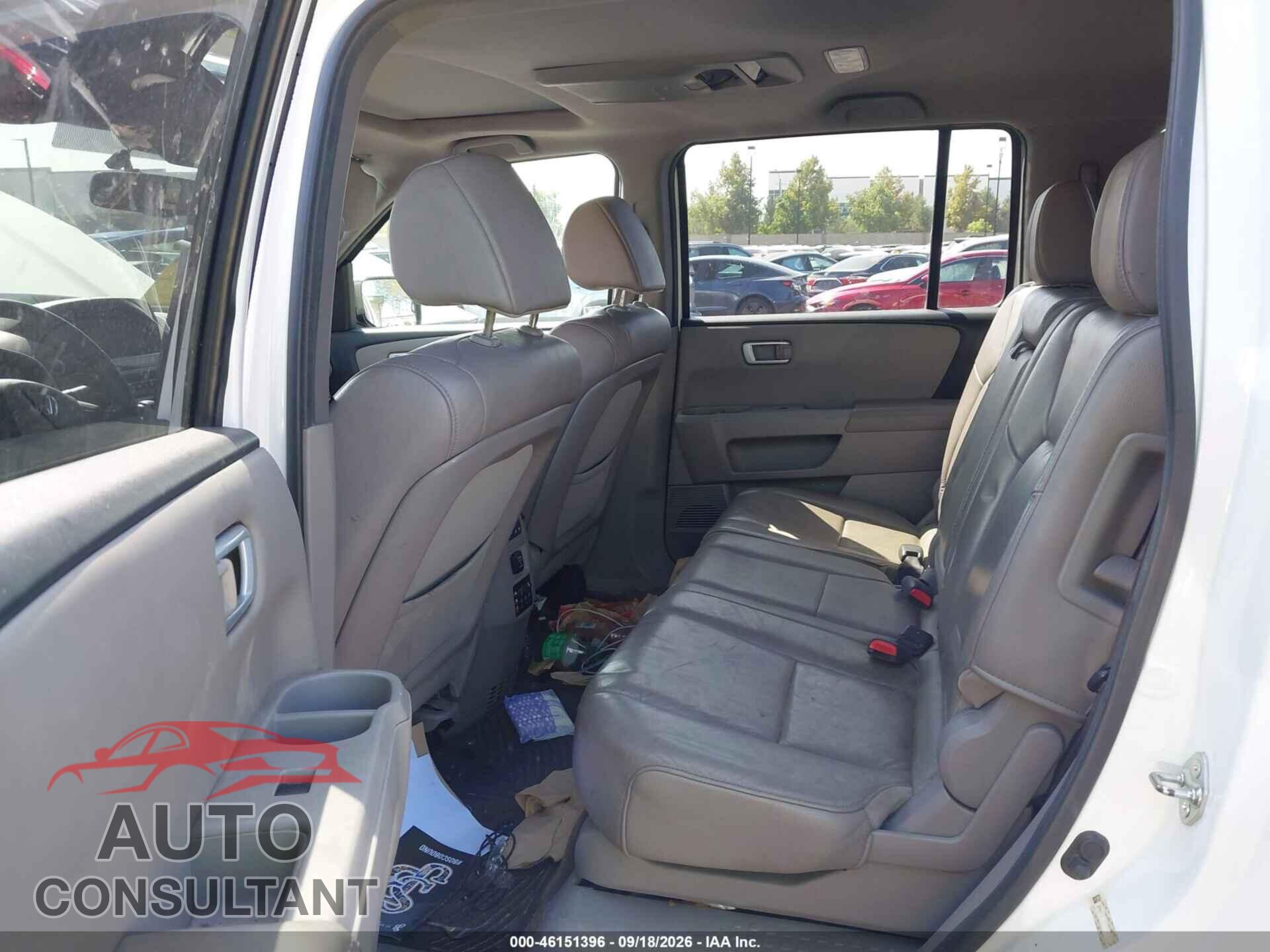 HONDA PILOT 2013 - 5FNYF4H67DB036888