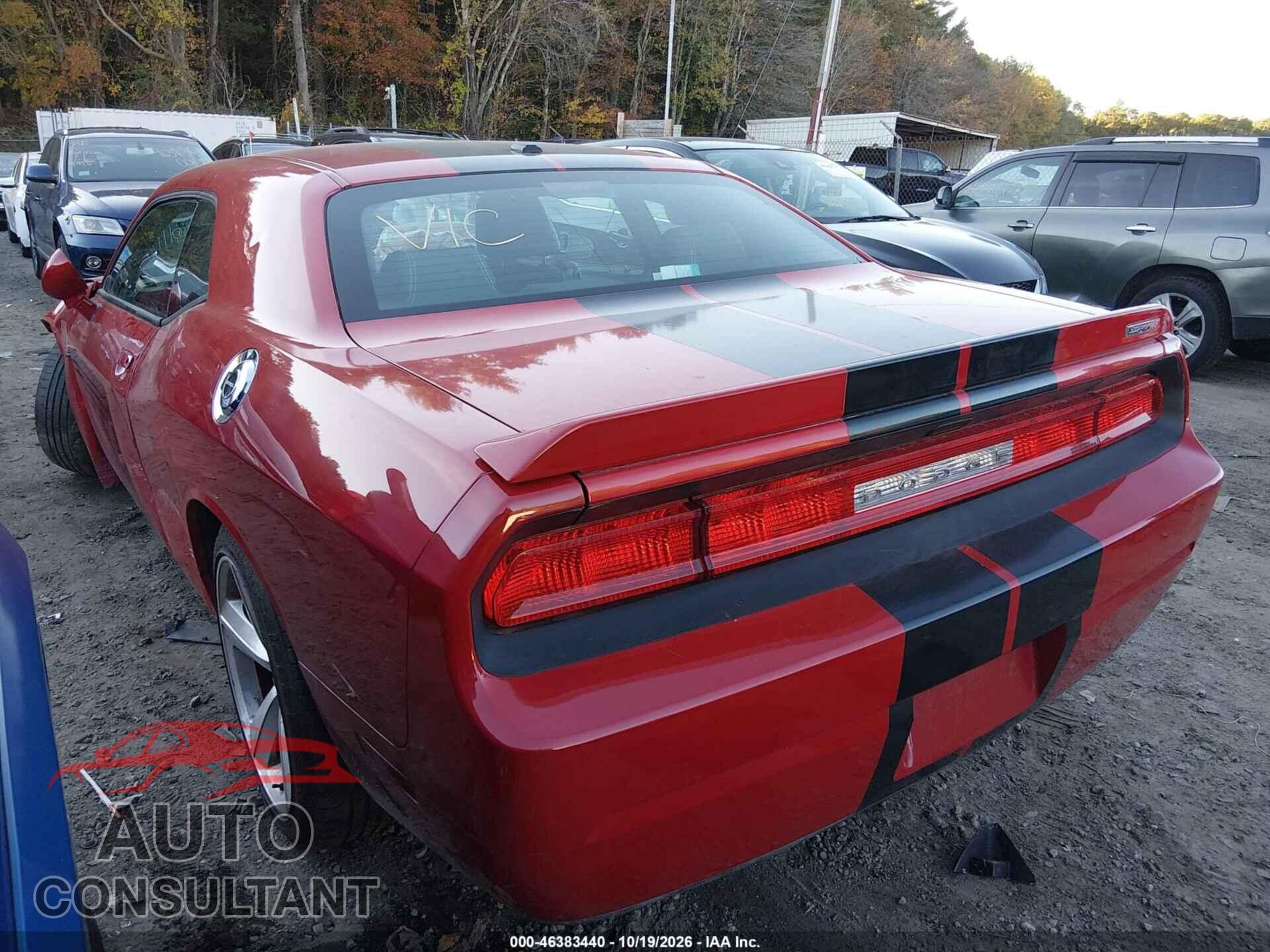 DODGE CHALLENGER 2012 - 2C3CDYCJ6CH127618