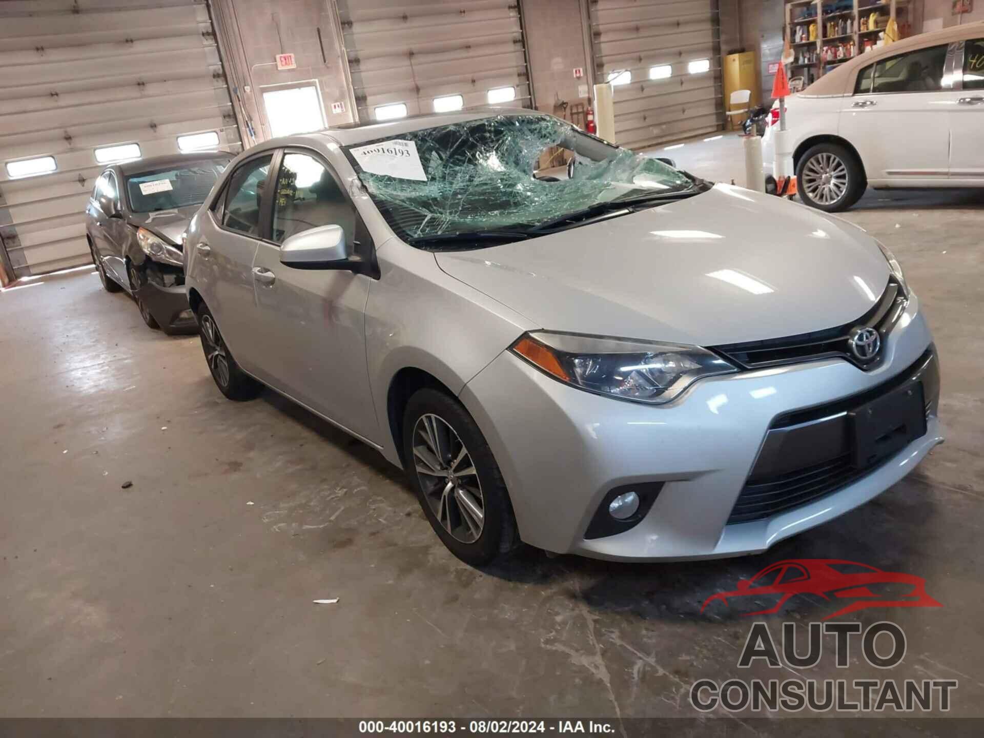 TOYOTA COROLLA 2016 - 2T1BURHE6GC532533